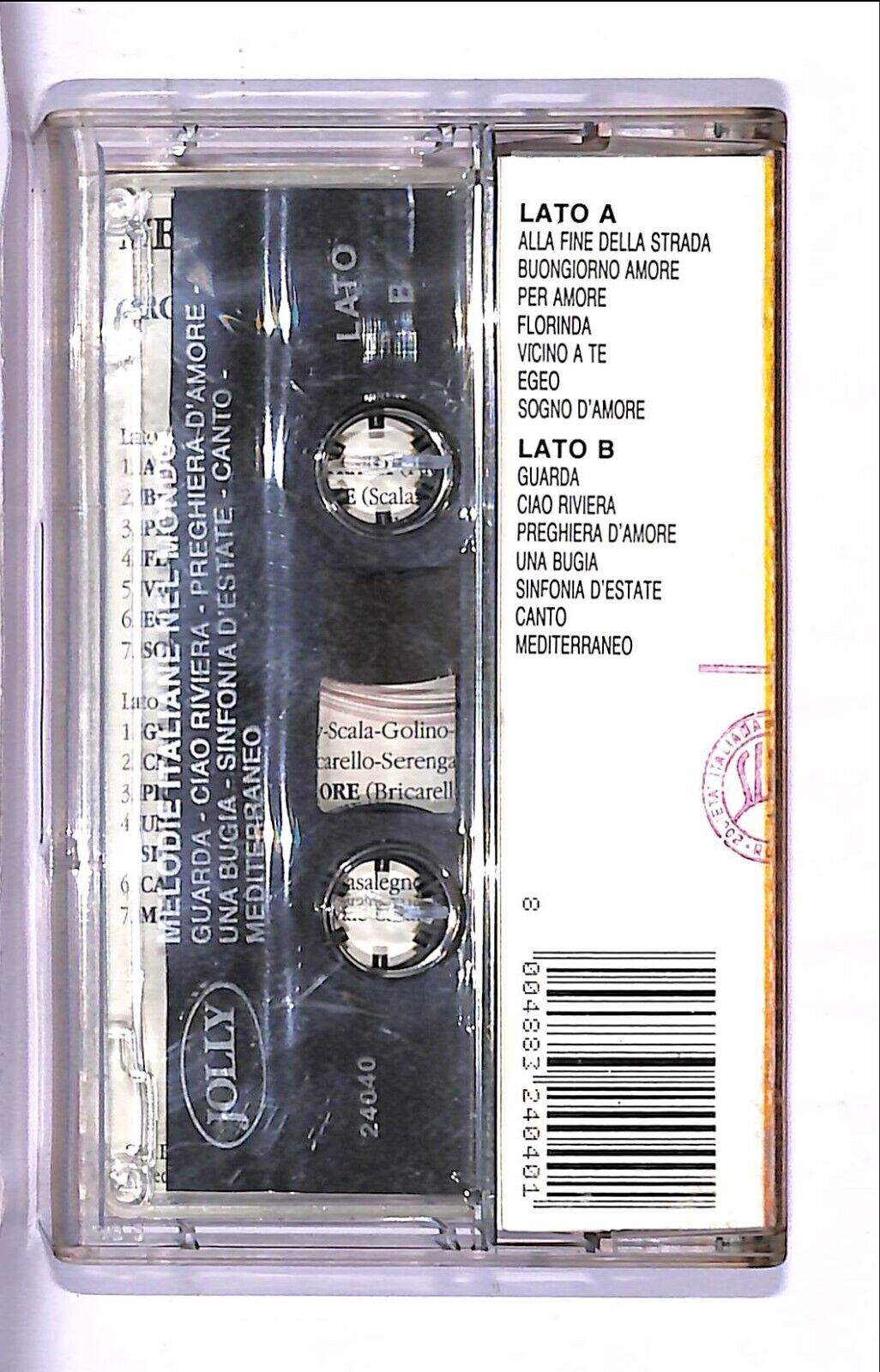 EBOND Orchestra Achille Ovale - Melodie Italiane Nel Mondo Cassetta CA000675