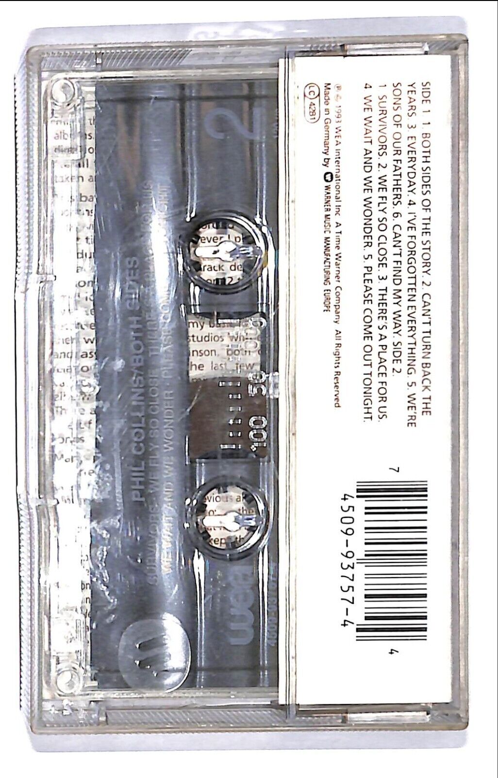 EBOND Phil Collins - Both Sides Cassetta CA000764