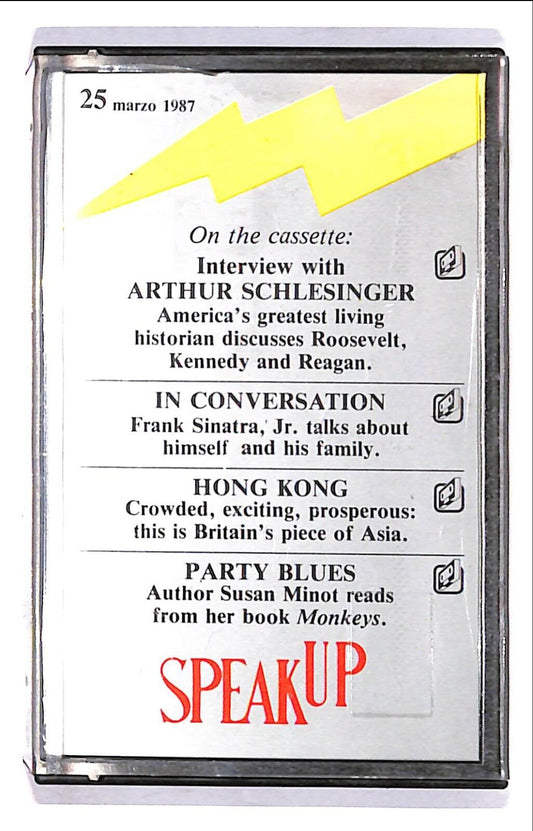 EBOND Various - Speakup 25 Marzo 1987 Cassetta CA000809