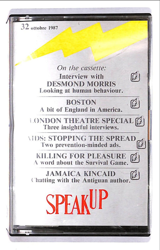 EBOND Various - Speakup 32 Ottobre 1987 Cassetta CA000815