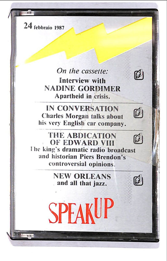 EBOND Various - Speakup 24febbraio 1987 Cassetta CA000816