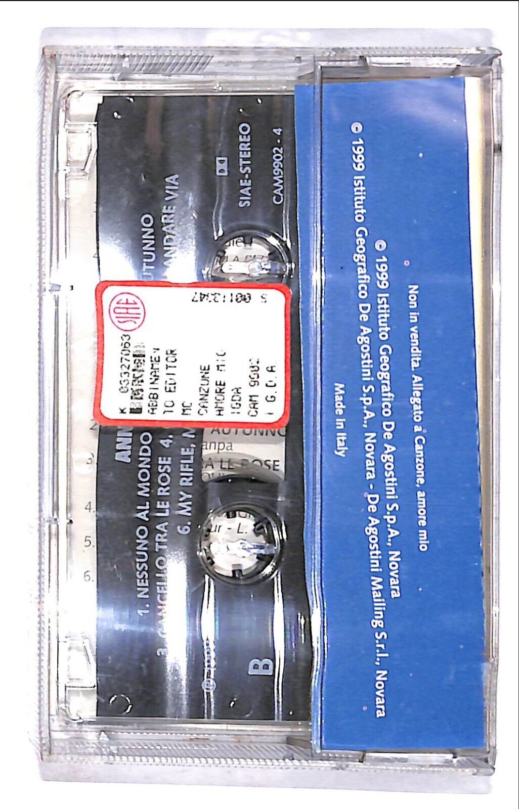 EBOND Various - Anni '50/1 Canzone Amore Mio Cassetta CA000821