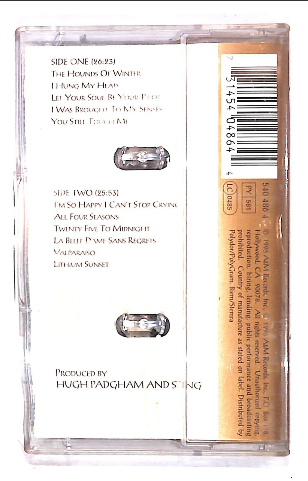 EBOND Sting - Mercury Falling Cassetta CA001011