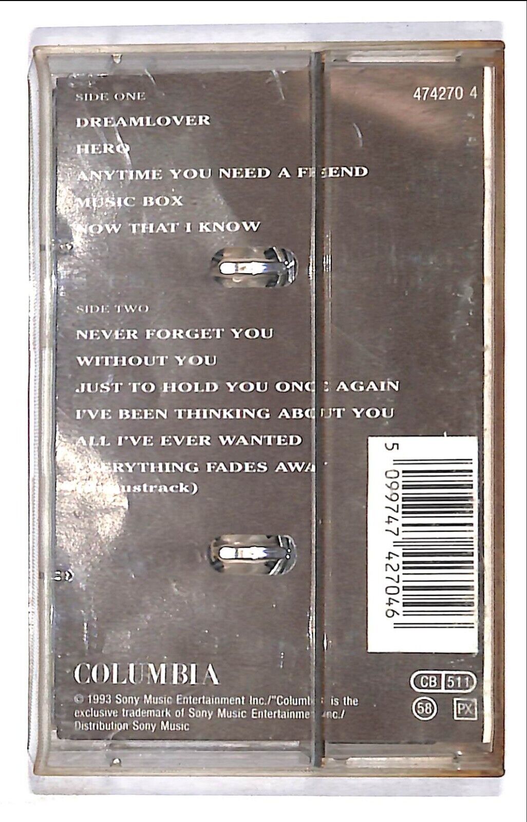 EBOND Mariah Carey - Music Box Cassetta CA001053
