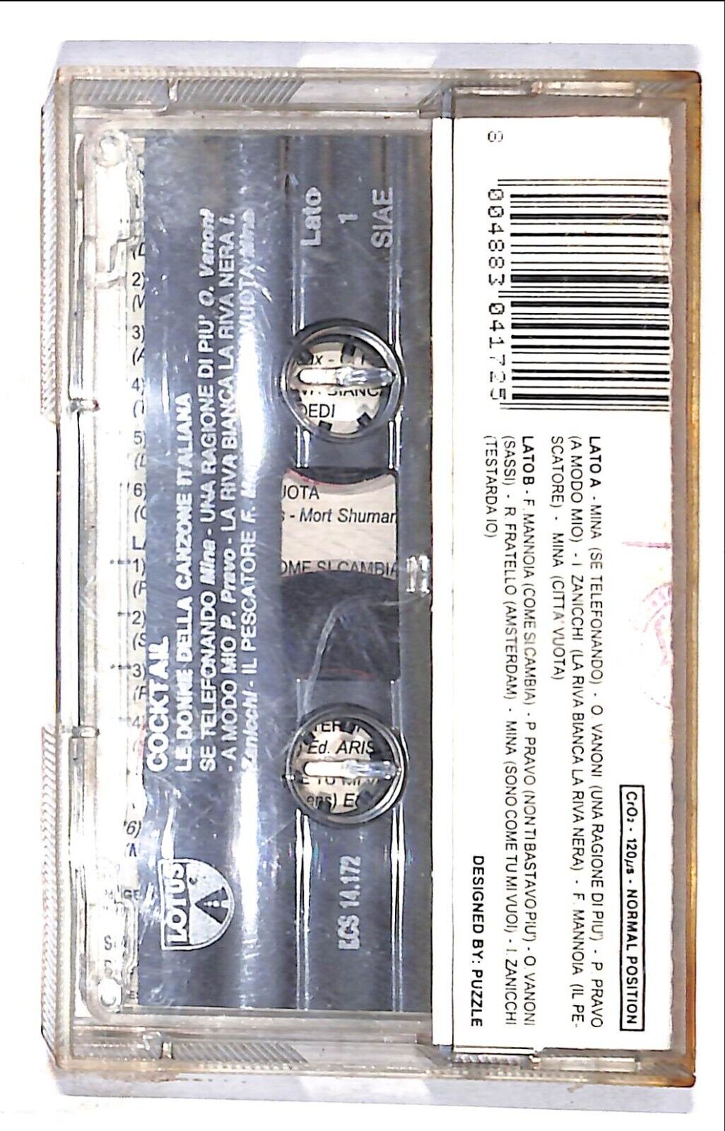 EBOND Various - Cocktail - Le Donne Della Canzone Italiana Cassetta CA001088