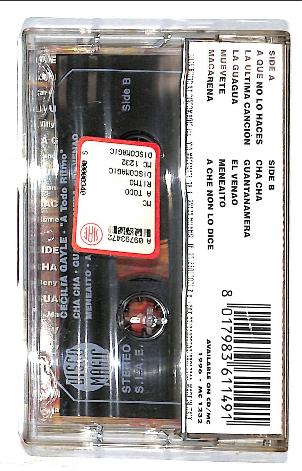 EBOND Cecilia Gayle - A Todo Ritmo Cassetta CA001130