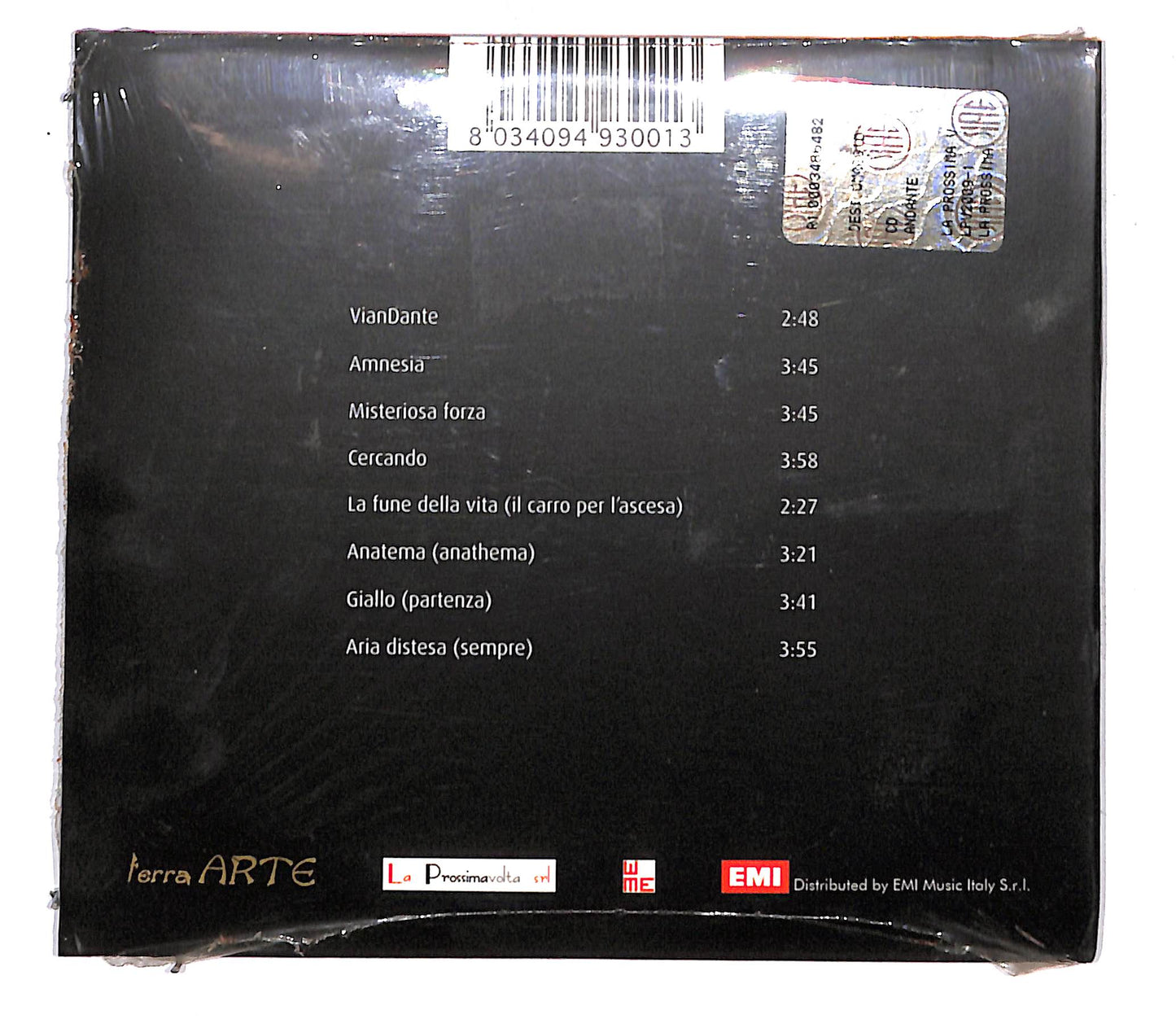 EBOND Fluido Ligneo Luca Pugliese - Andante CD CB033050