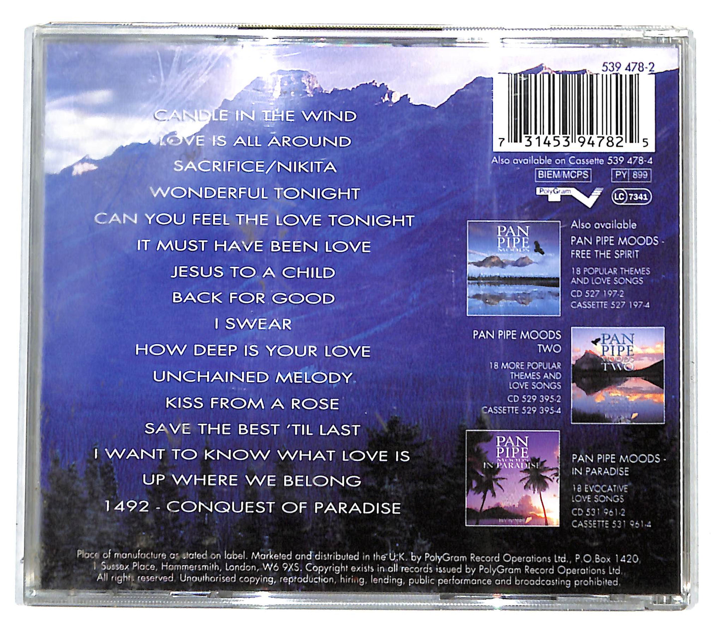 EBOND Free The Spirit - Pan Pipe Love Moods CD CB034311