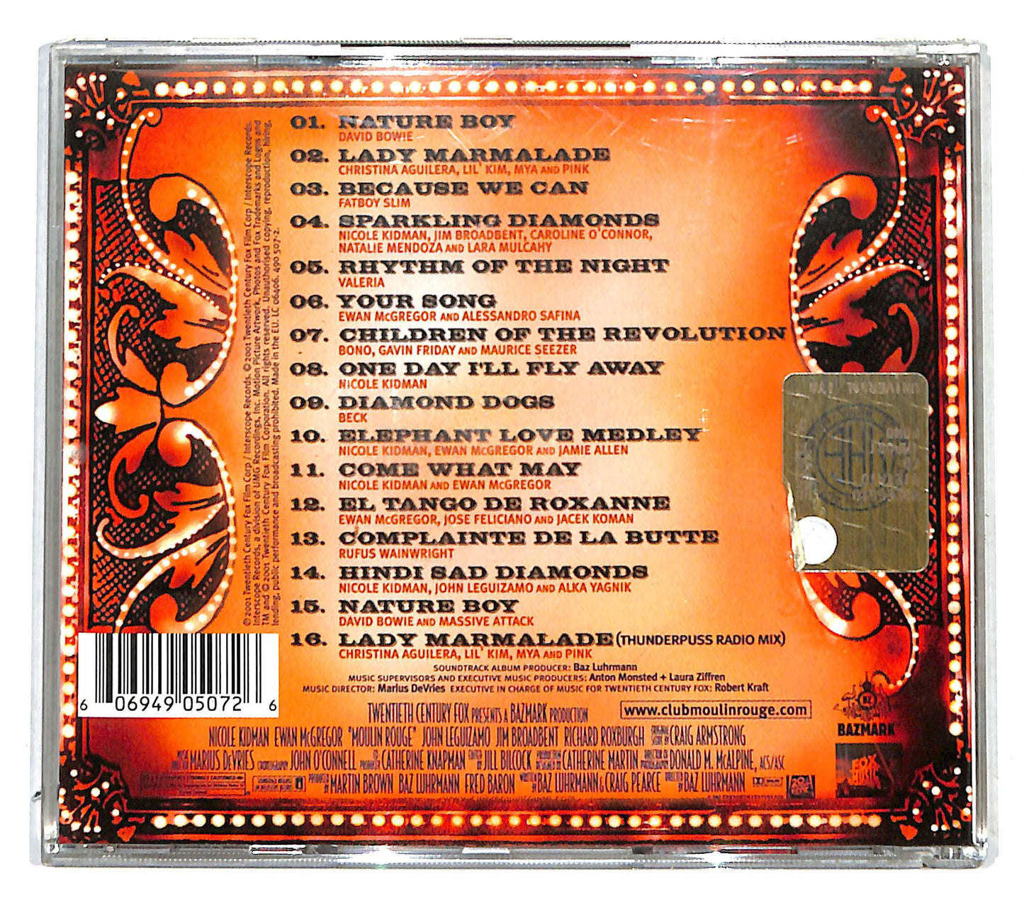EBOND Various - Moulin Rouge (Music From Baz Luhrmann's Film) CD CB034637