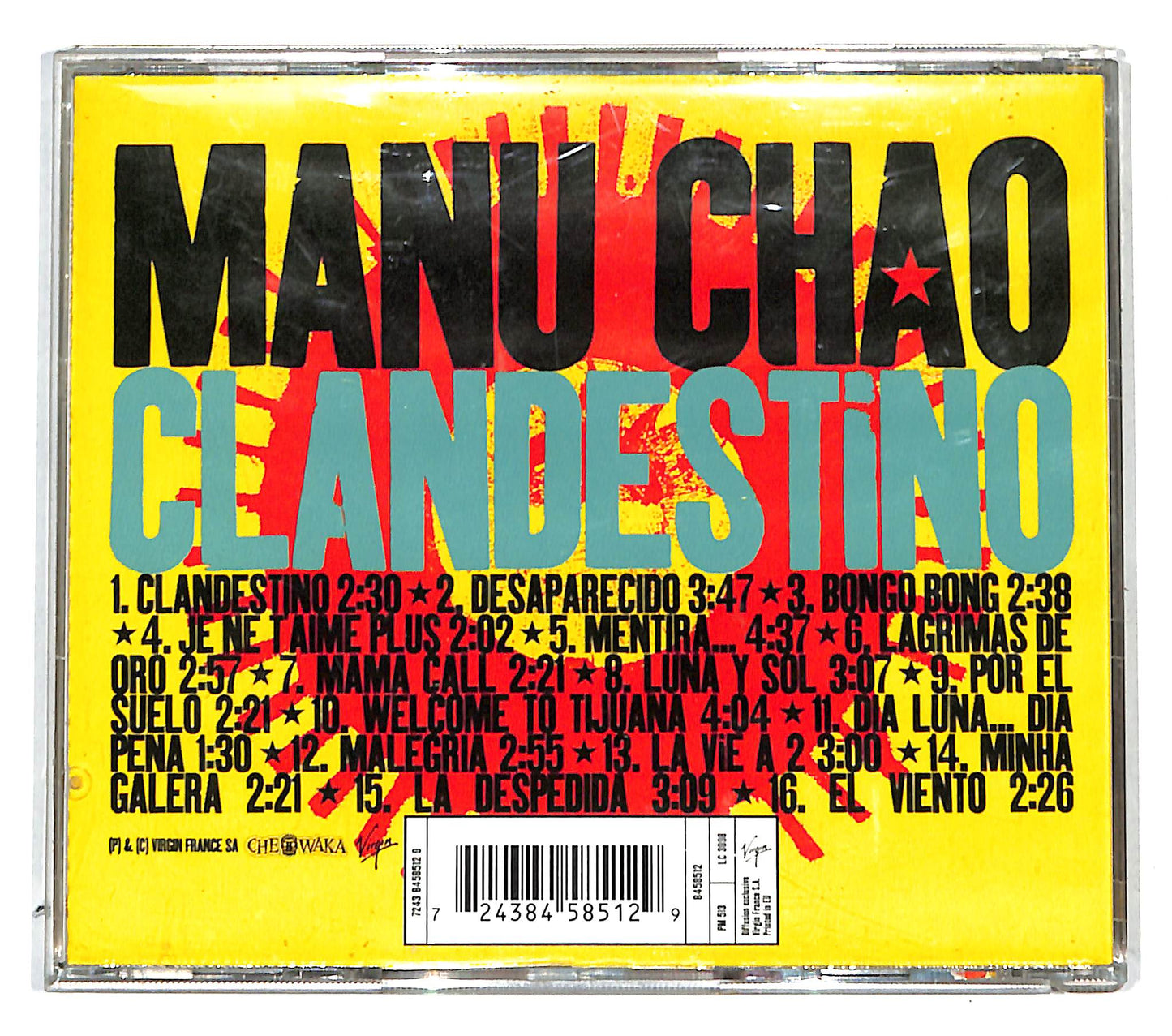 EBOND Manu Chao - Clandestino CD CB034639