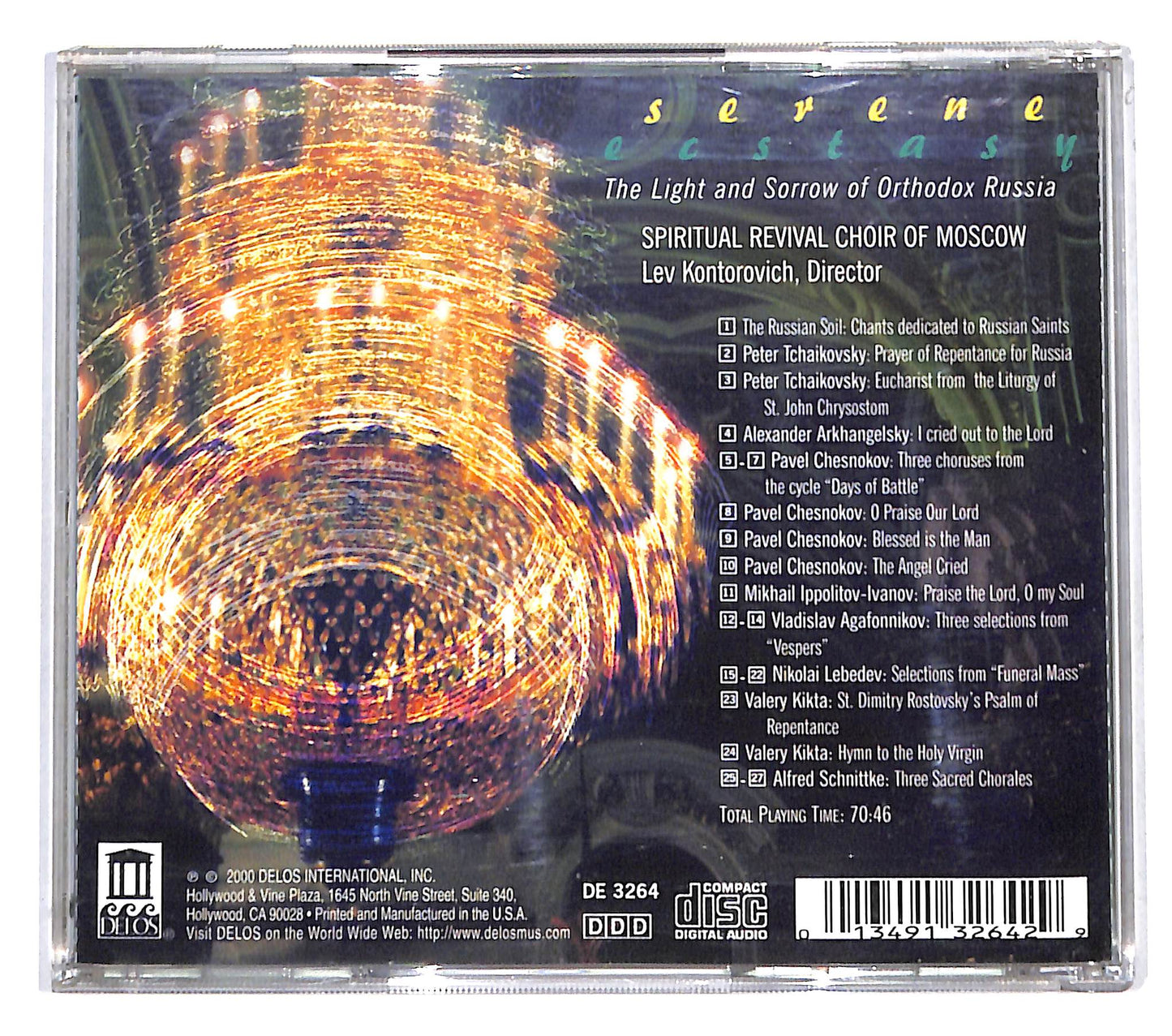 EBOND Spiritual Revival Choir Of Moscow - Serene Ecstasy CD CB036042