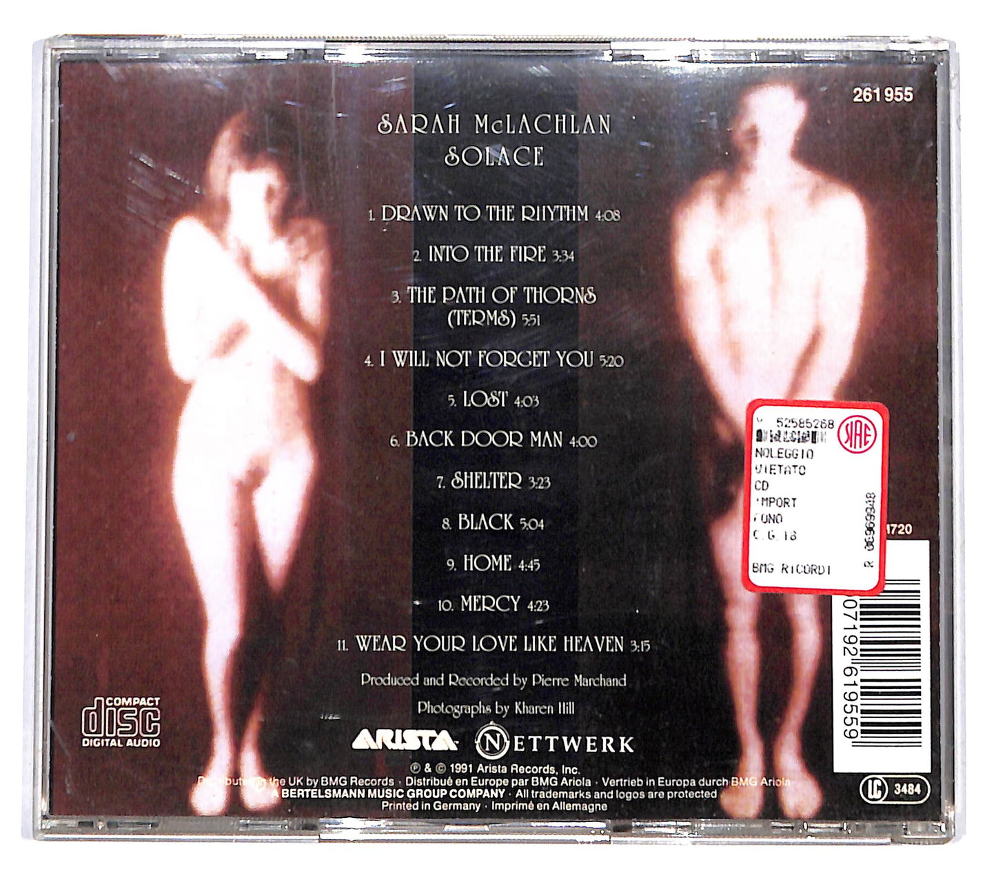 EBOND Sarah McLachlan - Solace CD CB036050