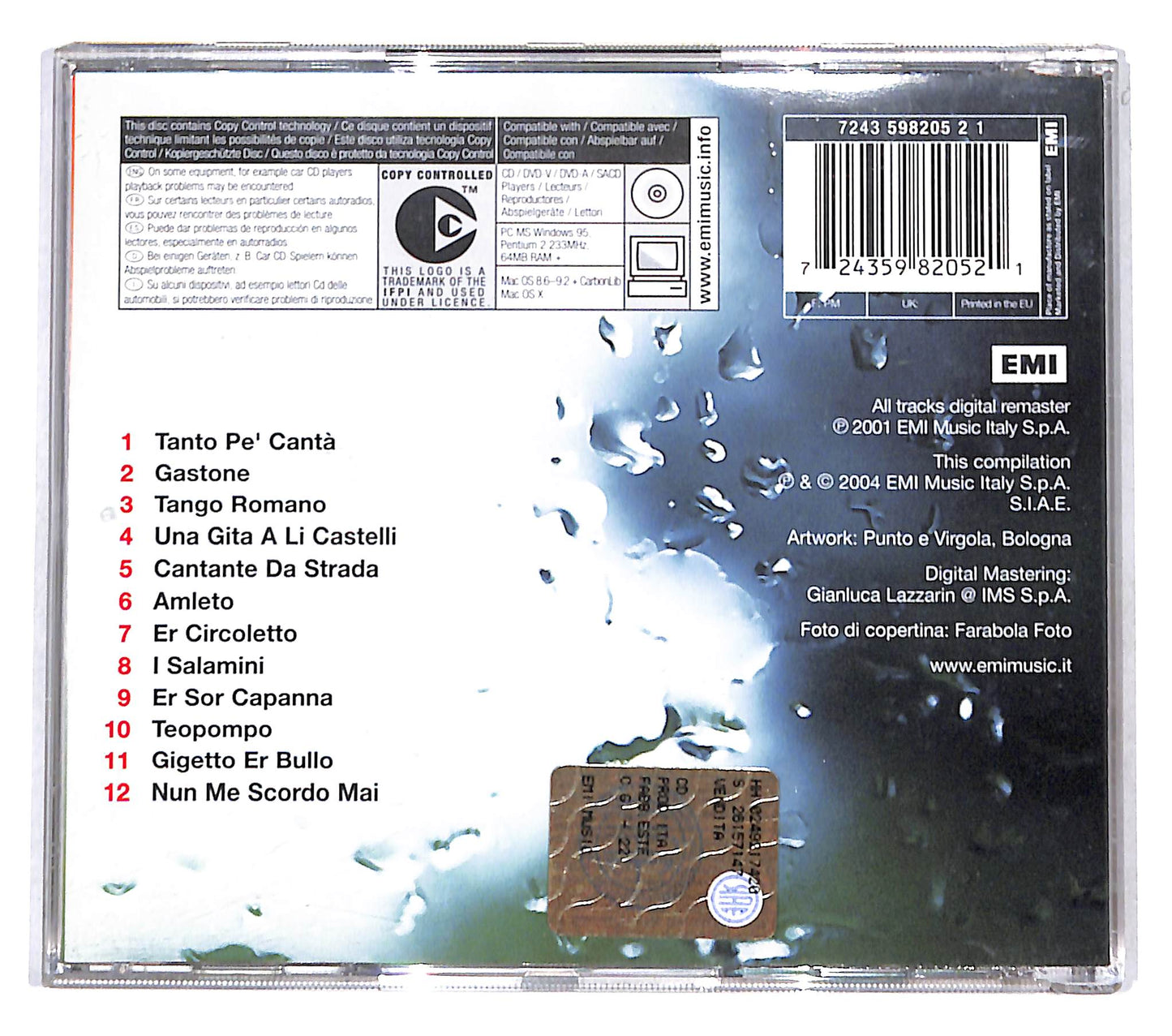 EBOND Ettore Petrolini - Made In Italy CD CB036052