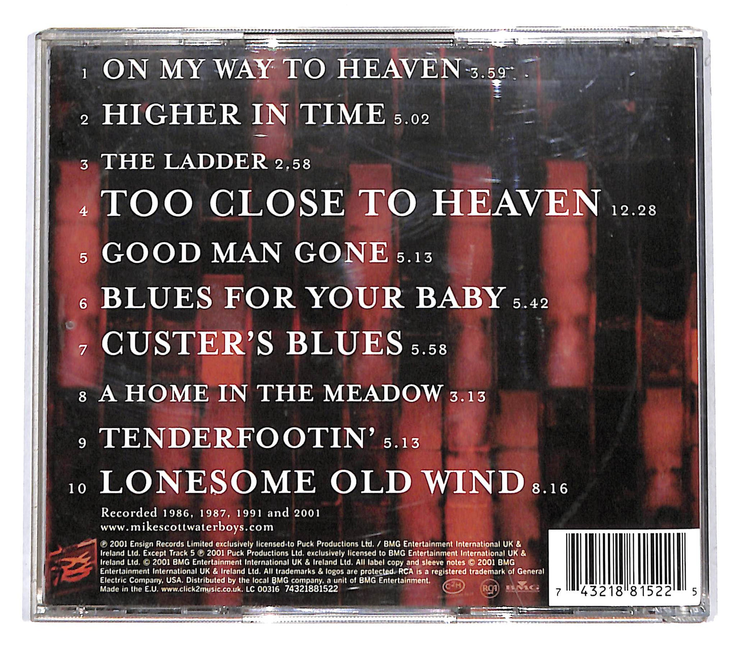 EBOND The Waterboys - Too Close To Heaven CD CB036054