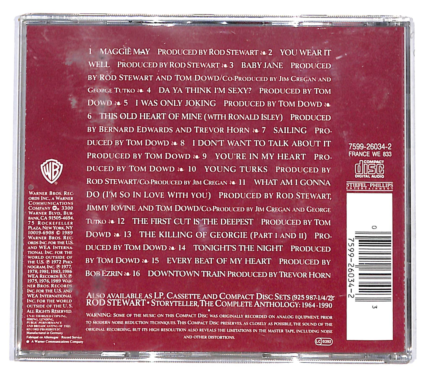 EBOND Rod Stewart - The Best Of Rod Stewart CD CB036064