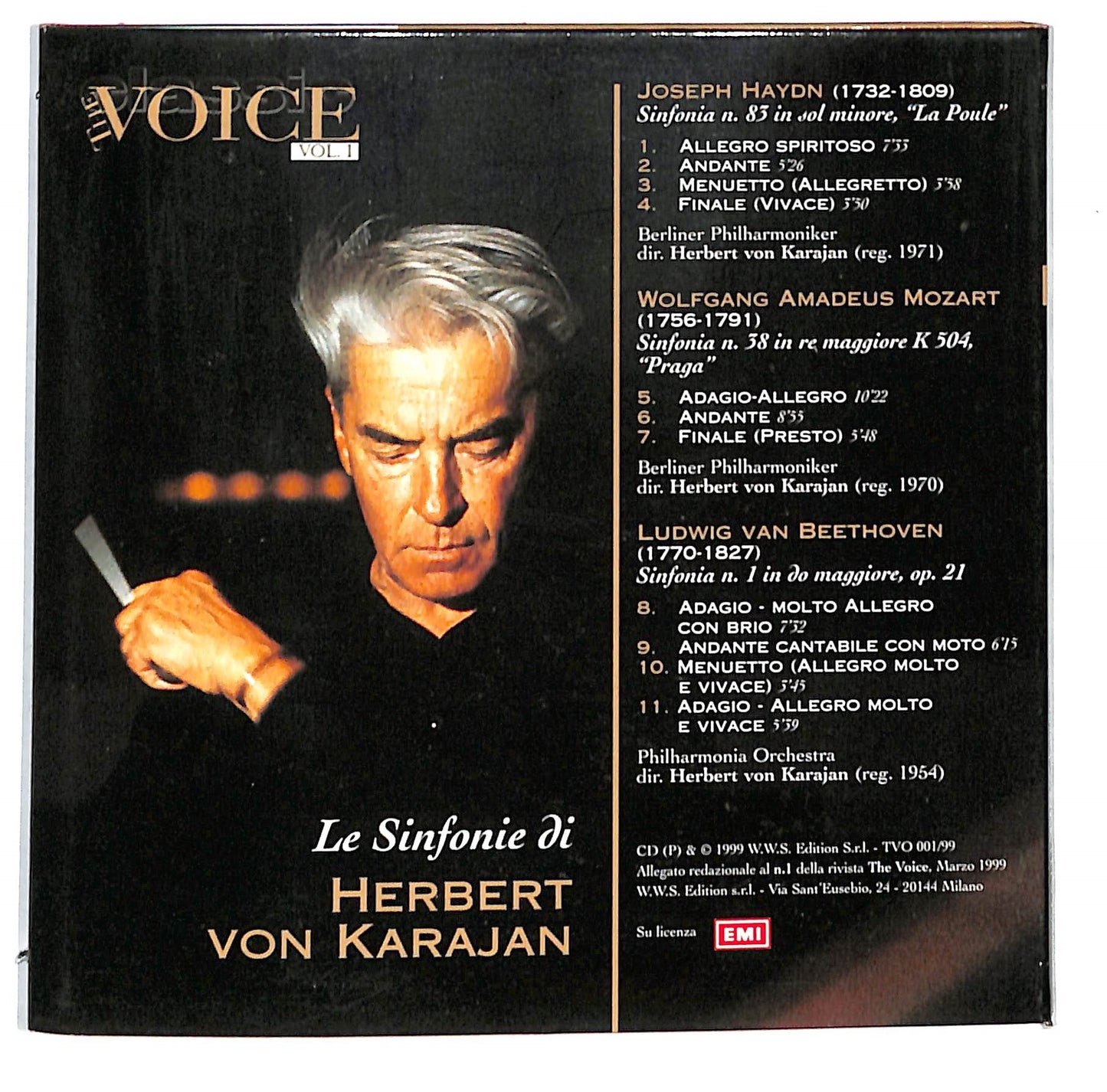EBOND Karajan - Haydn - Mozart - Beethoven DIGIPACK CD CB036302
