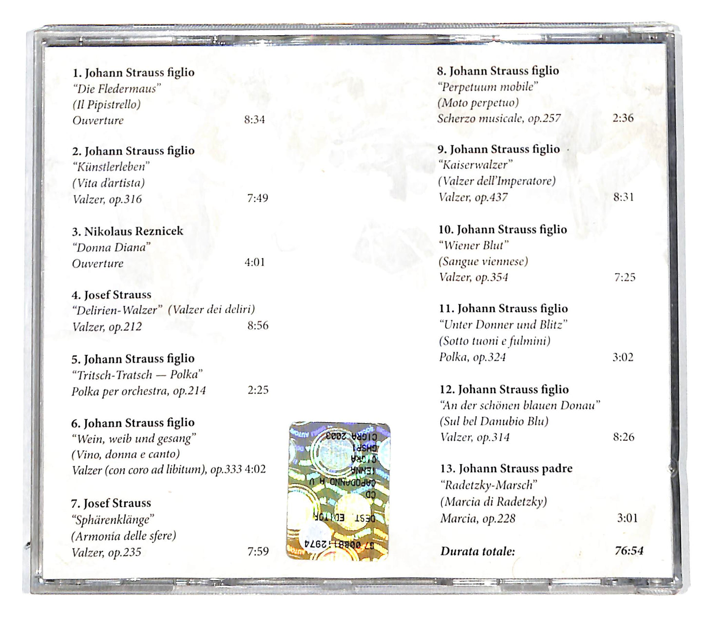 EBOND Various - Concerto di Capodanno a Vienna CD CB036303