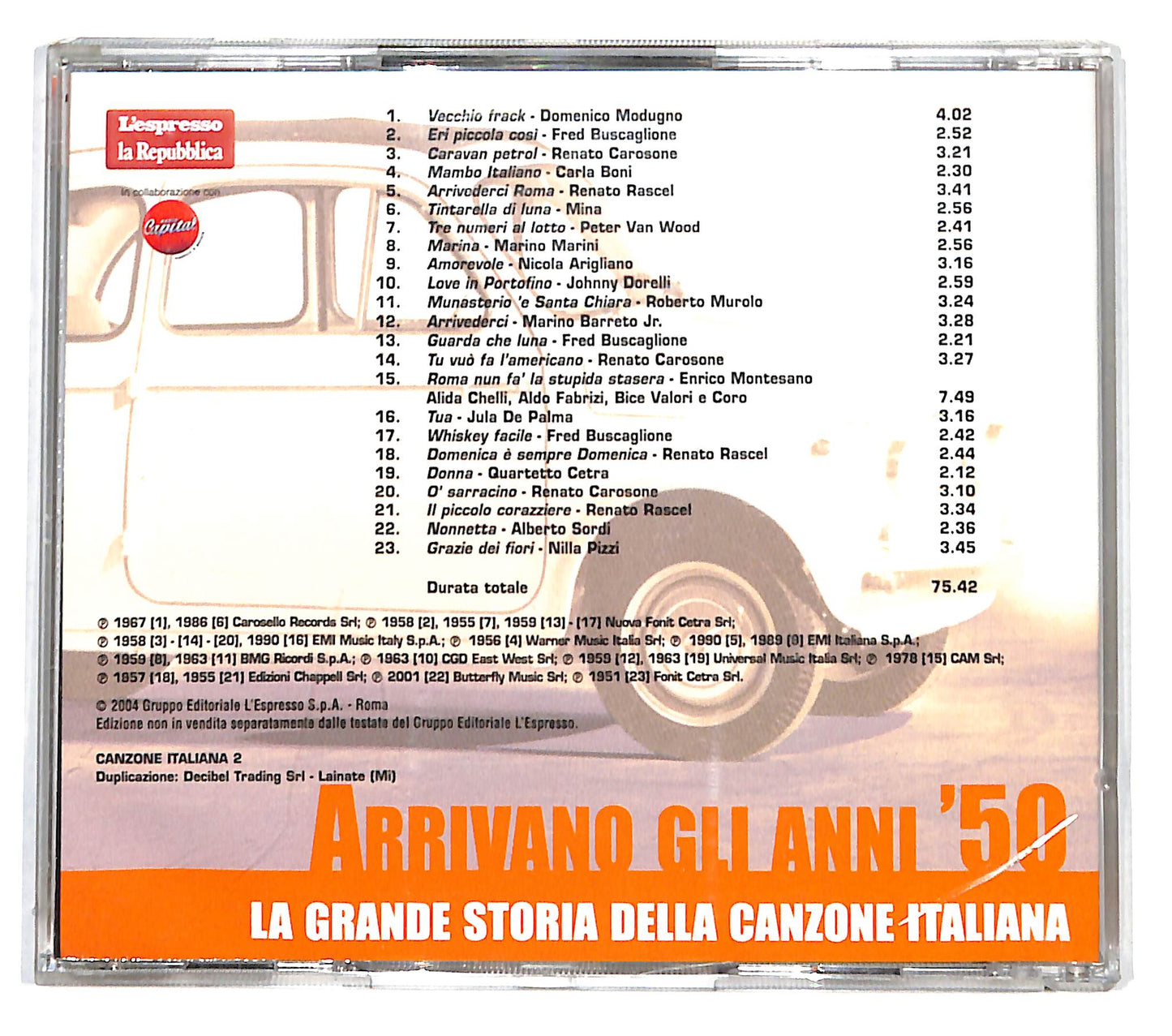 EBOND Various - Arrivano Gli Anni '50 CD CB036309