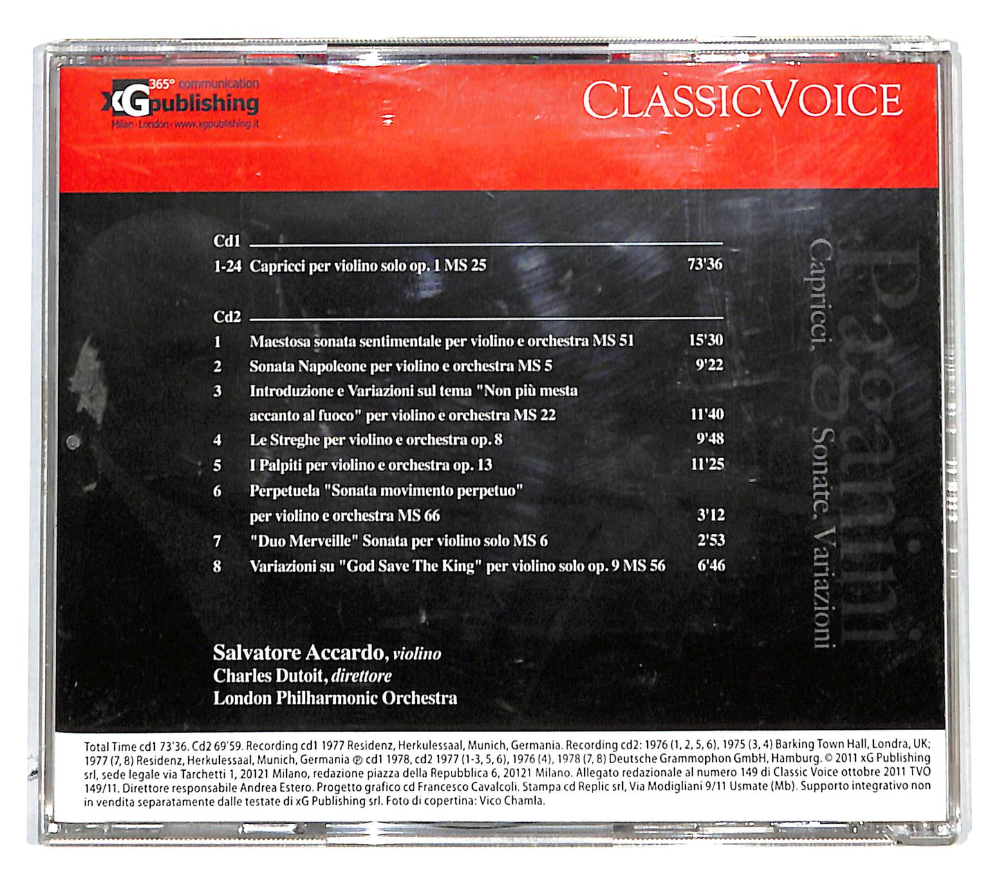 EBOND Paganini - Capricci sonate variazioni CD CB036348