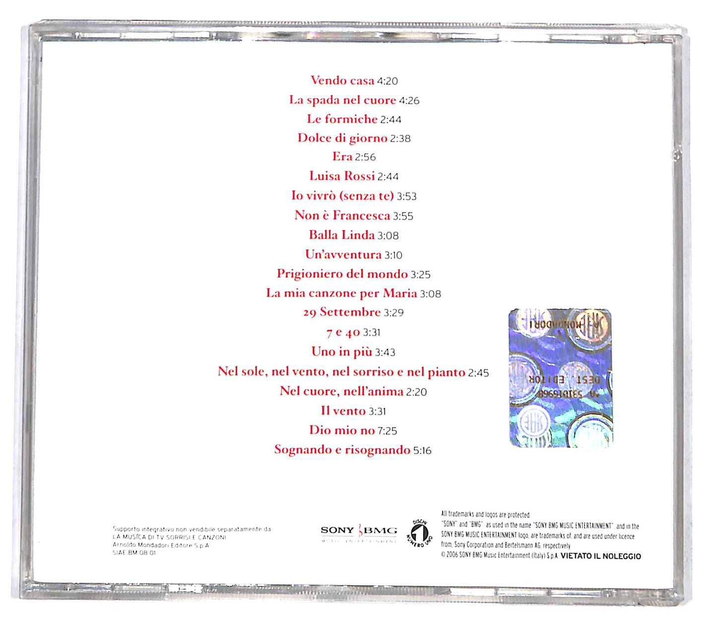 EBOND Lucio Battisti - Le Avventure Di Lucio Battisti E Mogol 1 CD CB036634