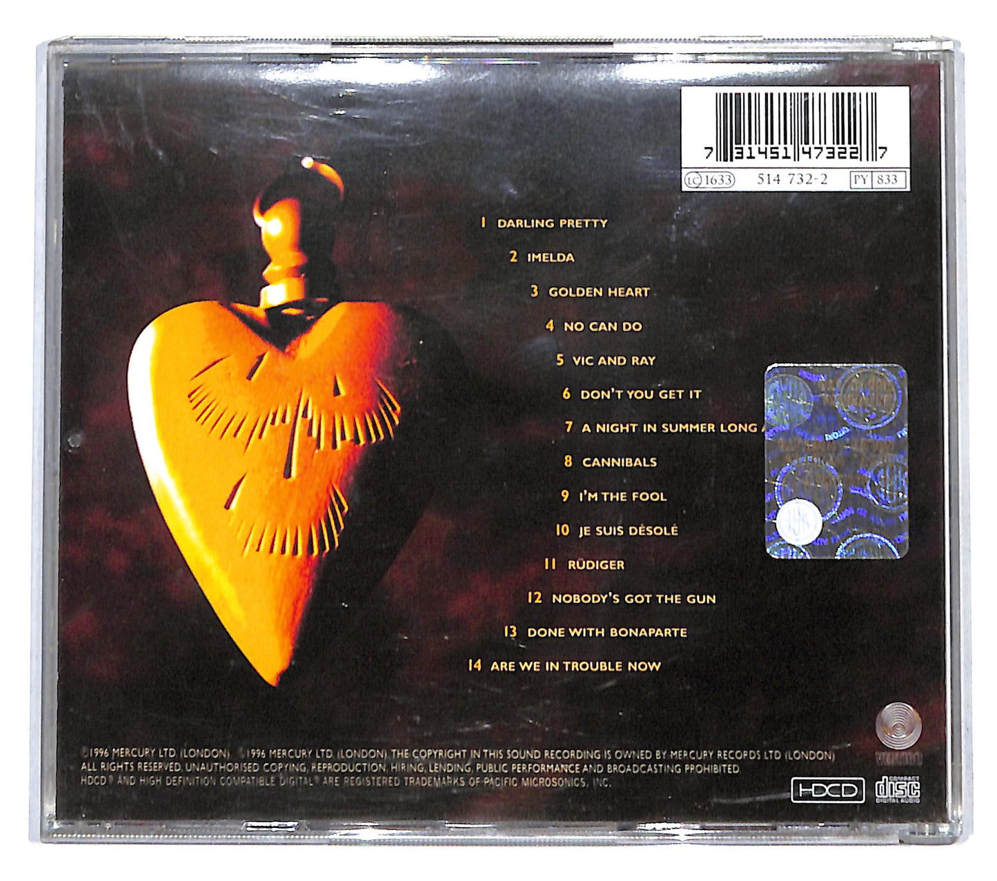 EBOND Mark Knopfler - Golden Heart CD CB036645