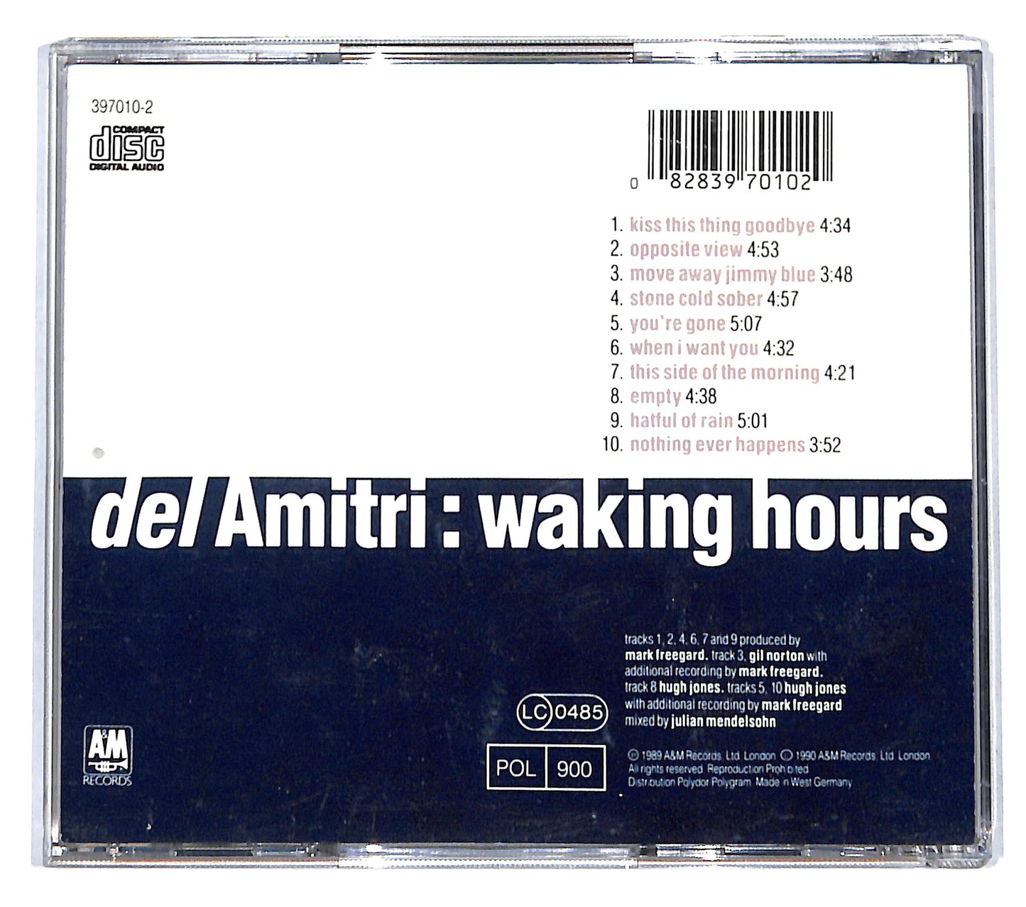 EBOND Del Amitri - Waking Hours CD CB036663