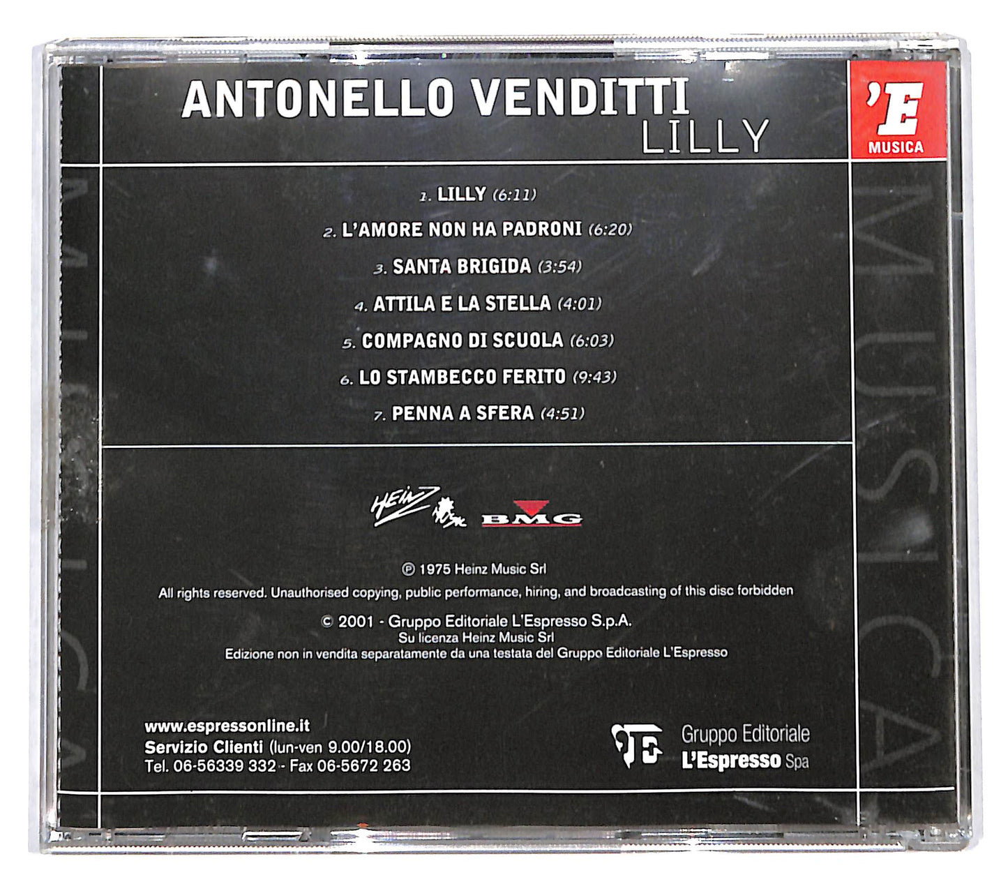 EBOND Antonello Venditti - Lilly EDITORIALE CD CB037110