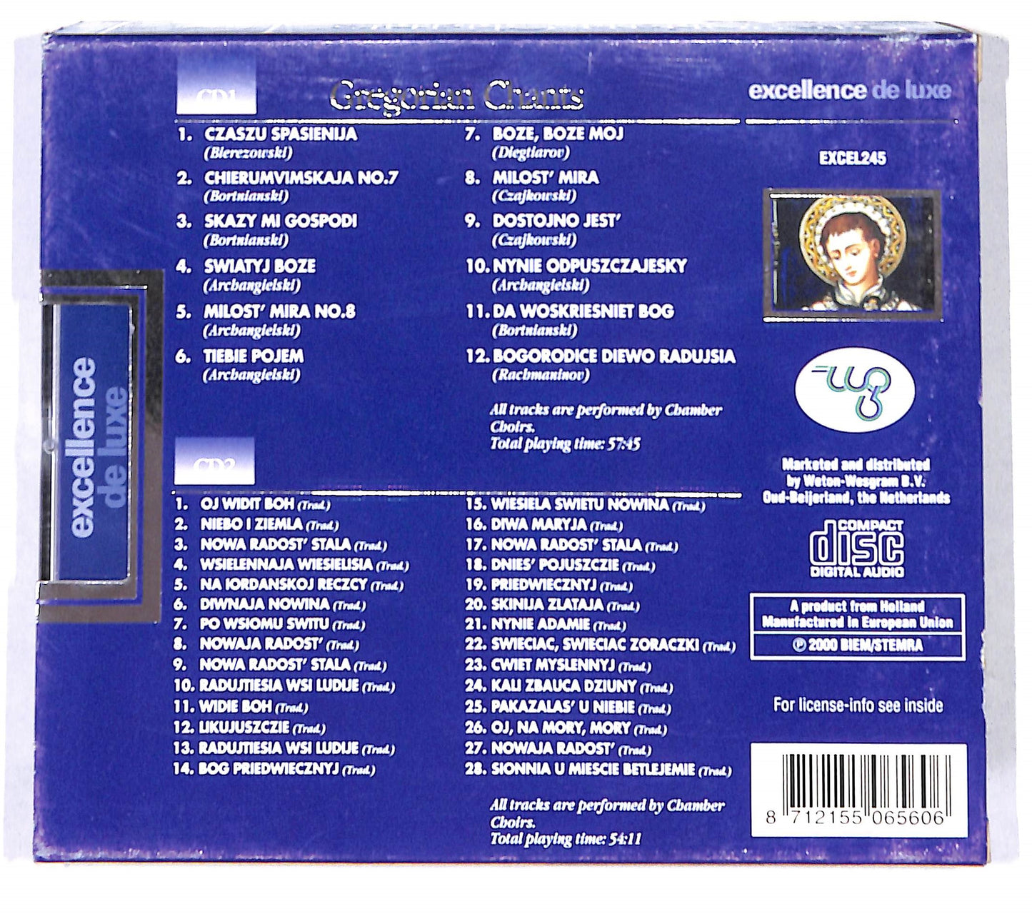 EBOND Canti Gregoriani - Gregorian Chants CD CB037118