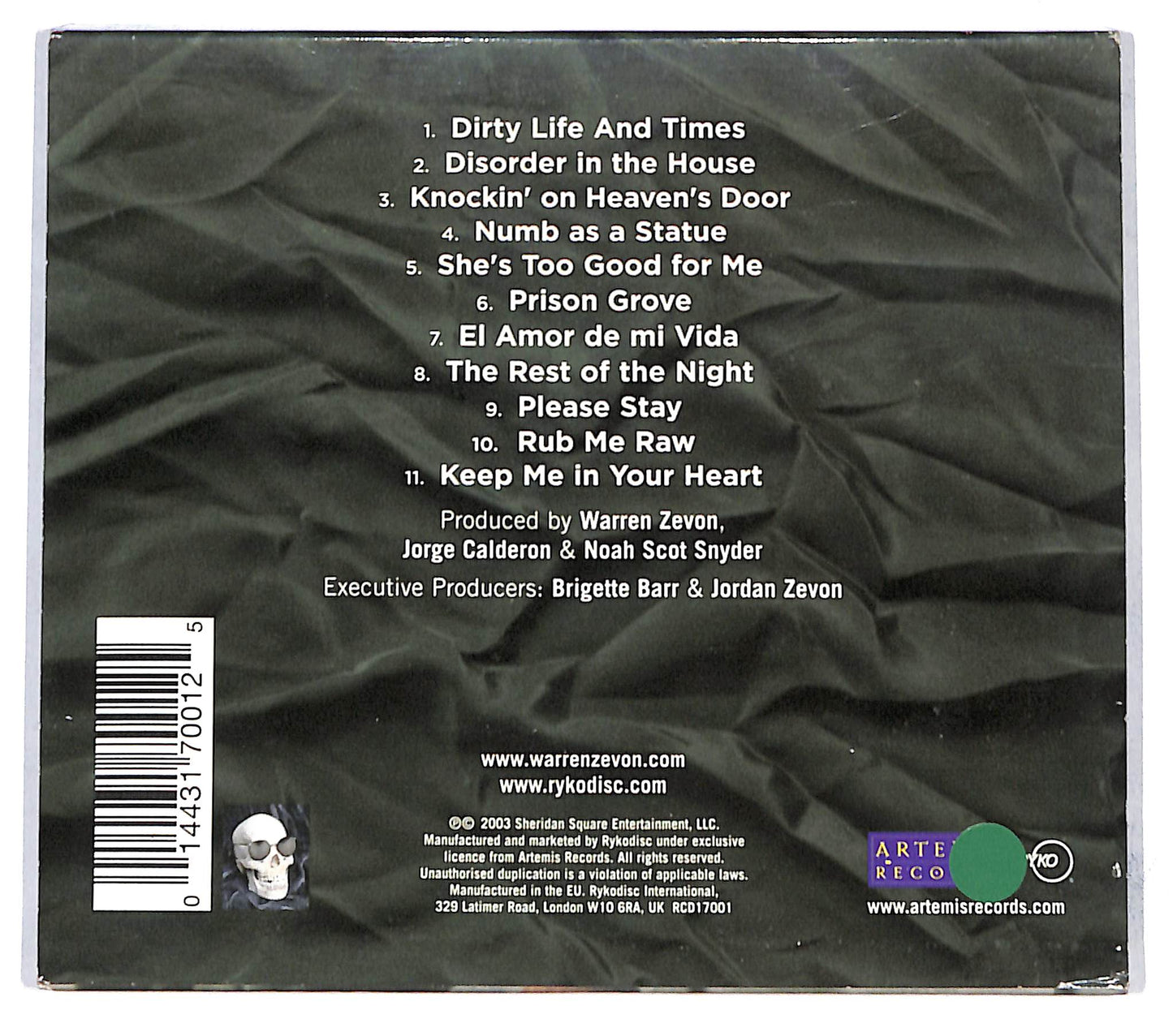 EBOND Warren Zevon - The Wind CD CB037126