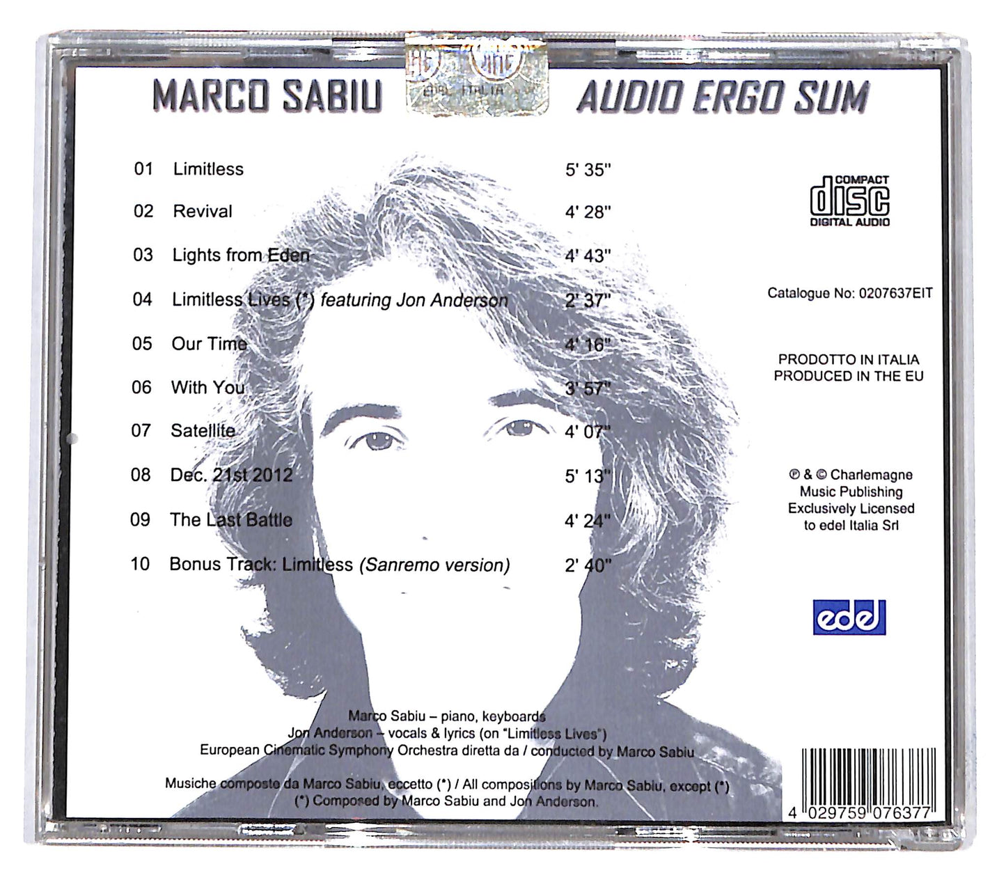EBOND Marco Sabiu - Audio Ergo Sum CD CB037133