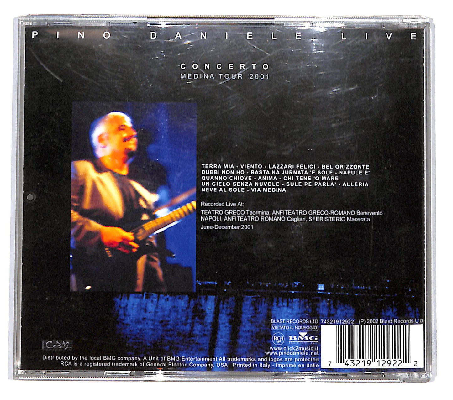 EBOND Pino Daniele - Live Concerto Medina Tour 2001 CD CB037138