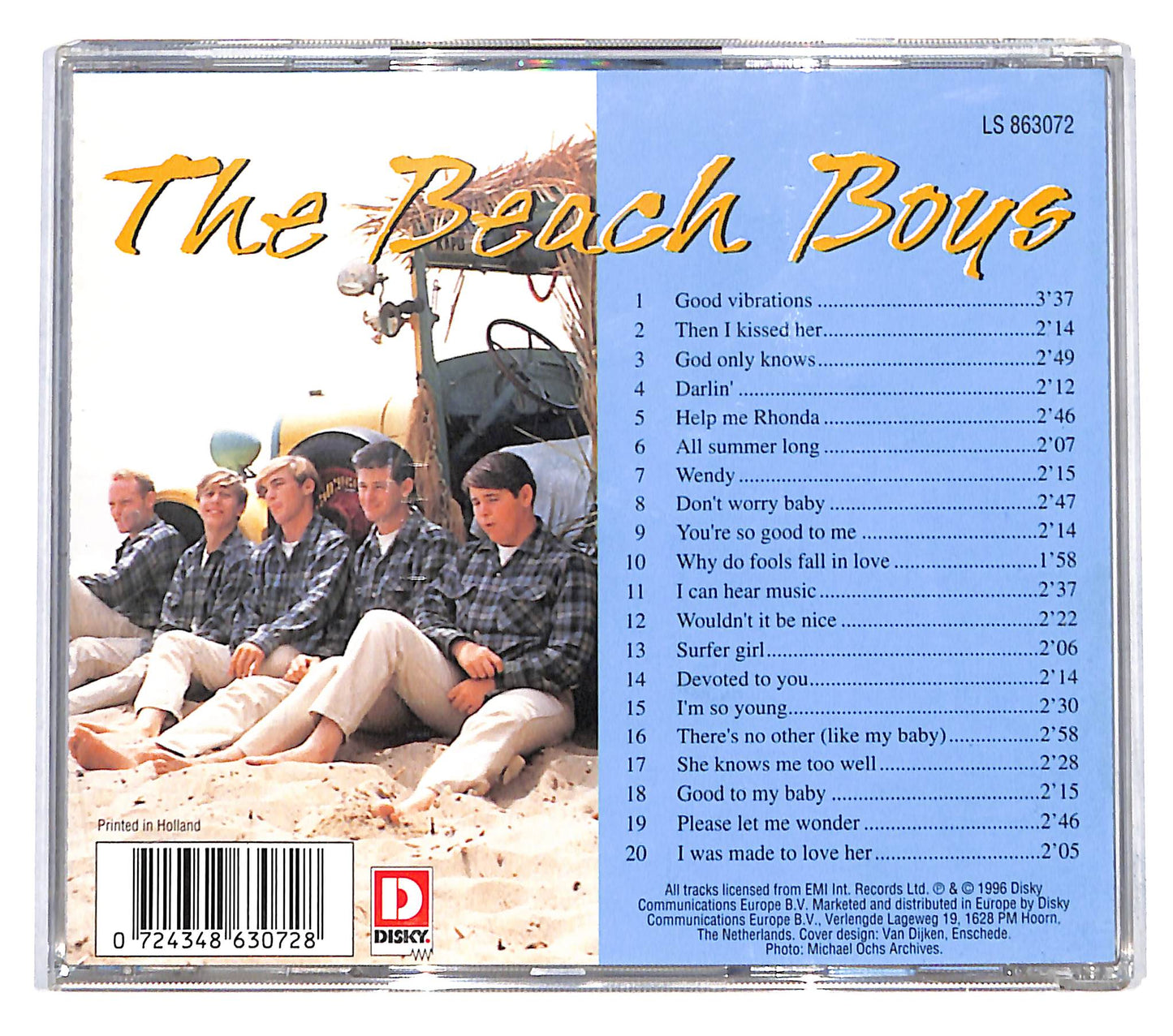 EBOND The Beach Boys - 20 Great Love Songs CD CB037149