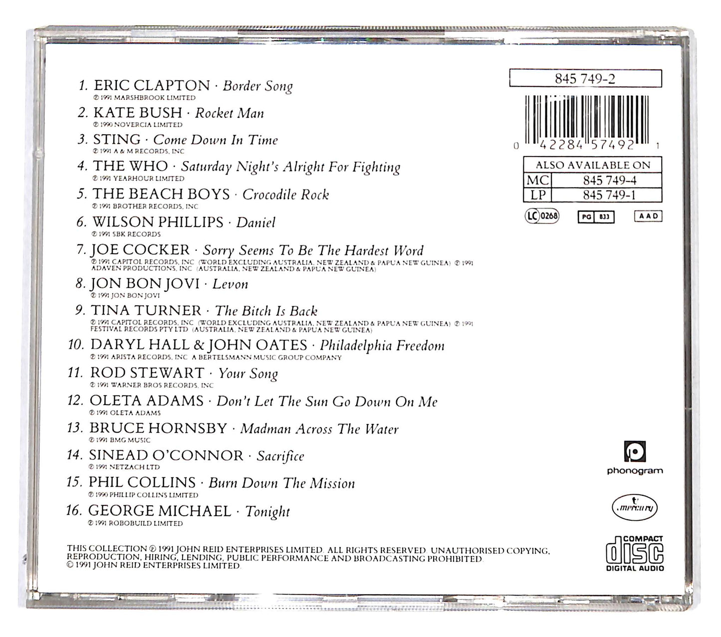 EBOND Two Rooms - Celebrating The Songs Of Elton John & B Taupin CD CB037305