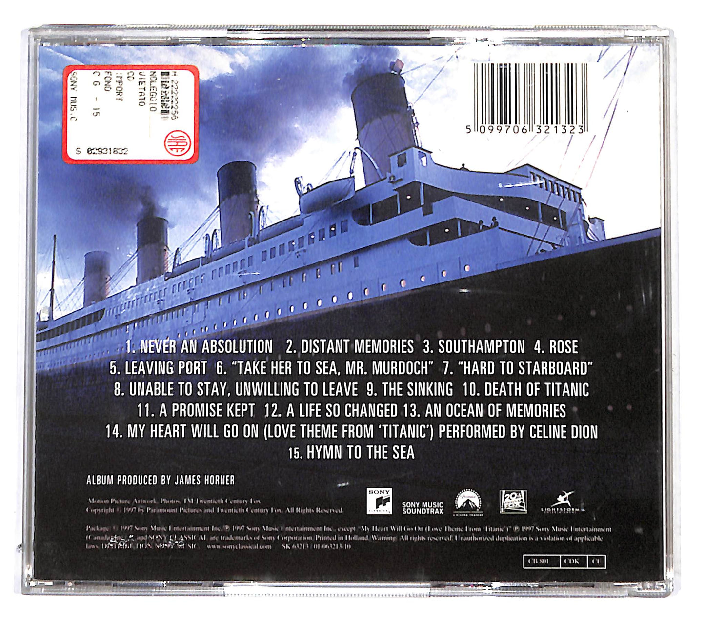 EBOND James Horner - Titanic (music From The Motion Picture) CD CB037324