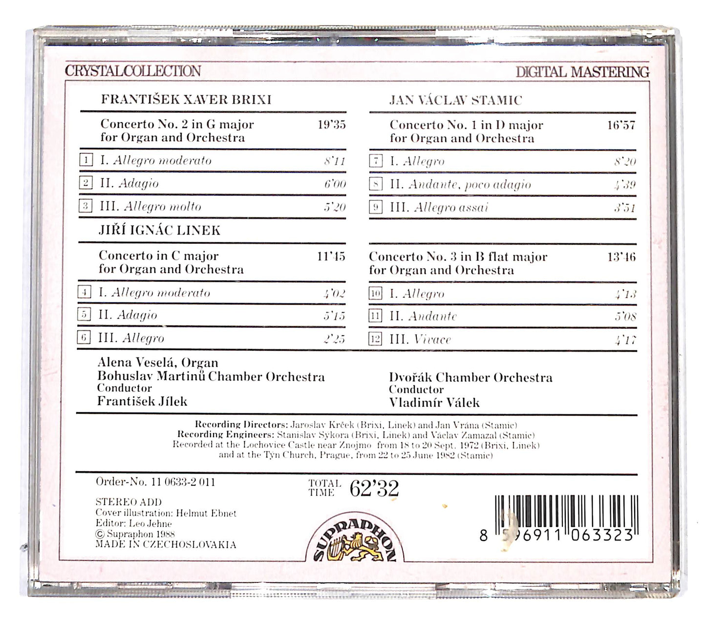 EBOND Brixi Linek Stamic - Organ Concertos CD CB037345
