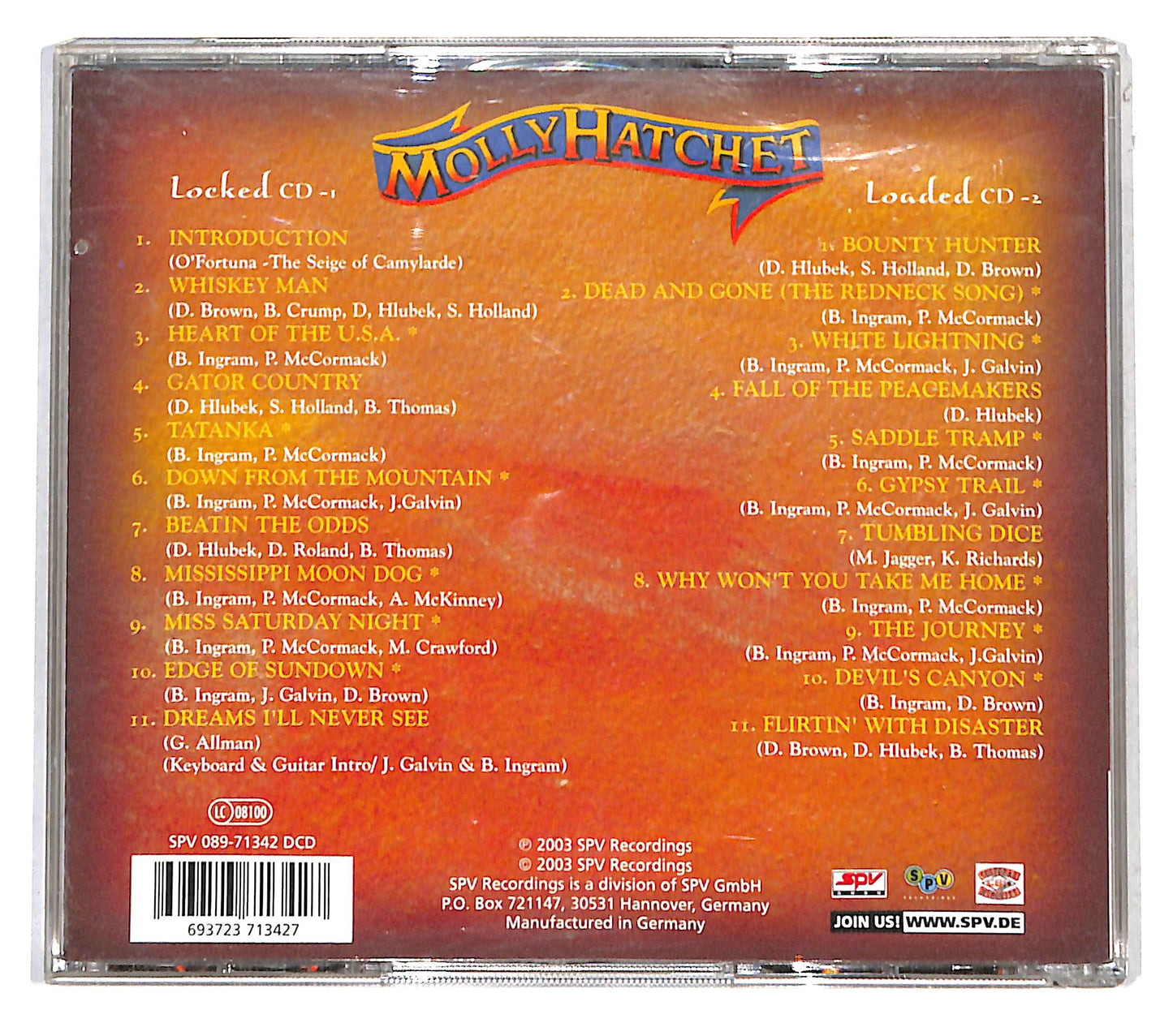 EBOND Molly Hatchet - Locked And Loaded CD CB037504