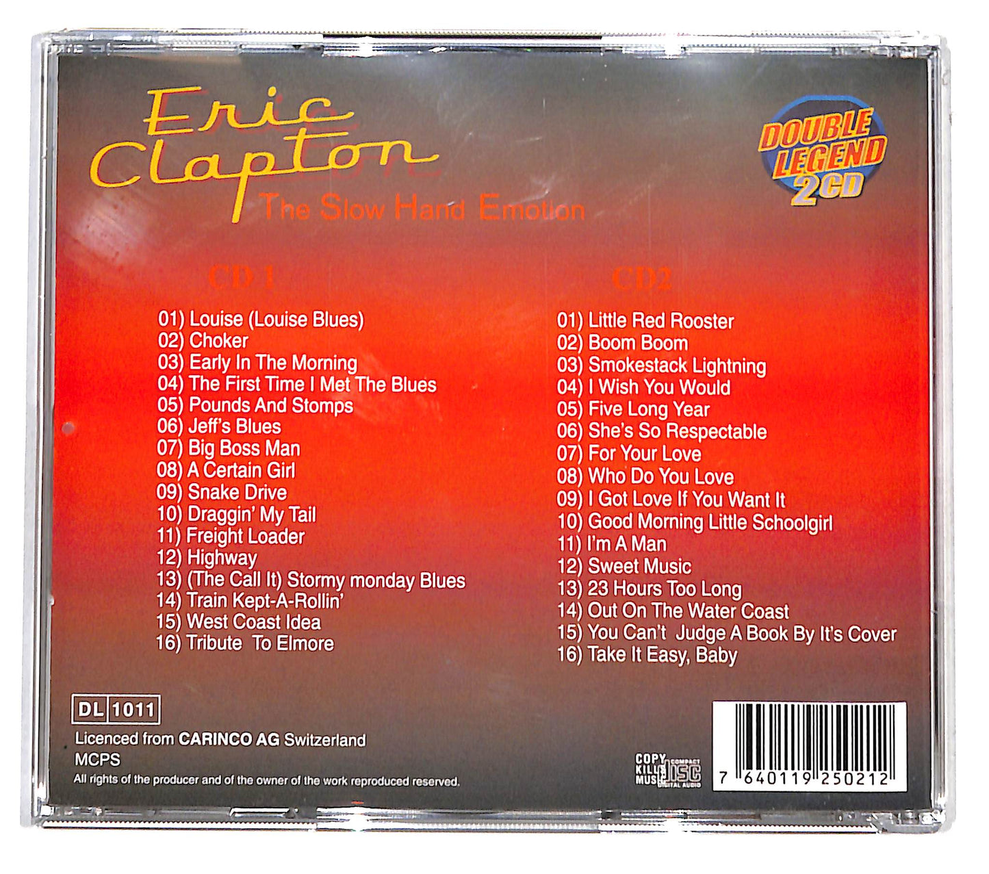 EBOND Eric Clapton - The Slow Hand Emotion CD CB037509