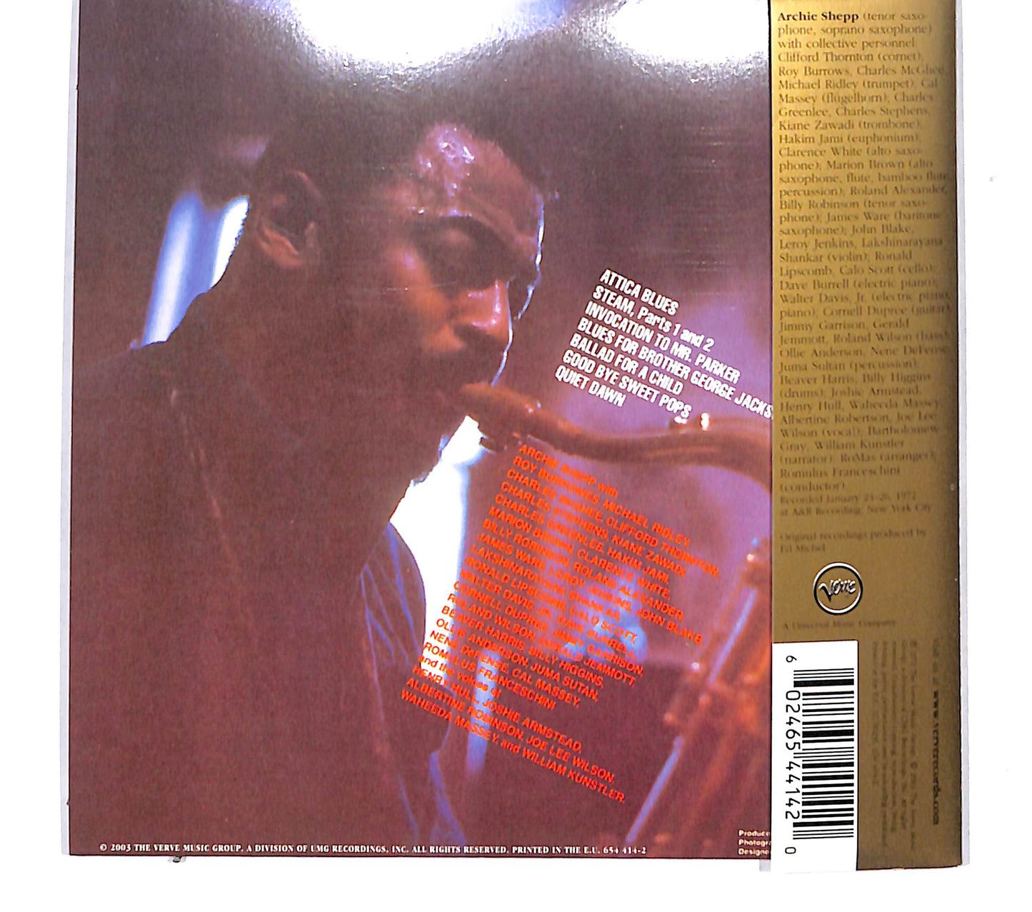 EBOND Archie Shepp - Attica Blues DIGIPACK CD CB037553