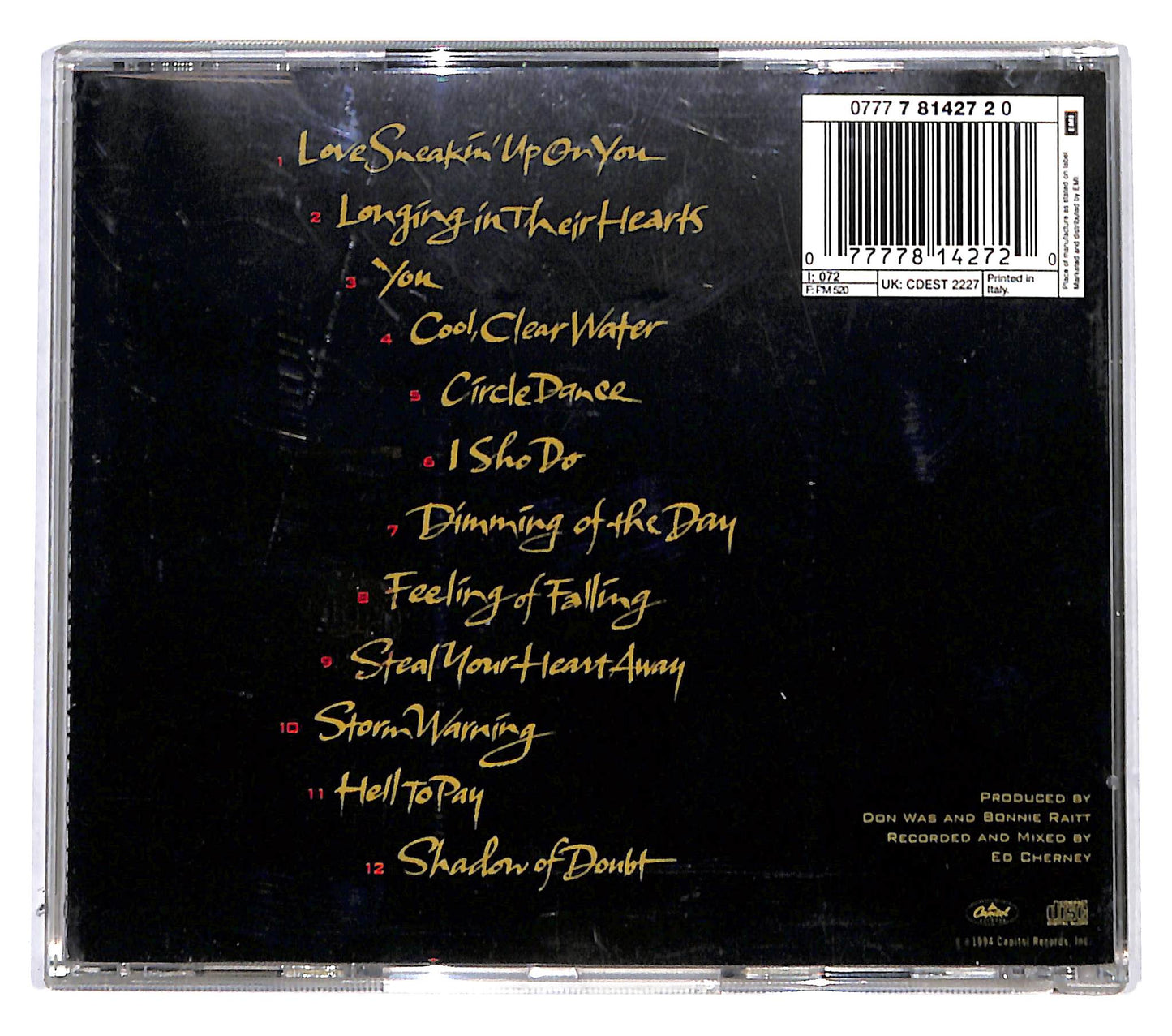 EBOND Bonnie Raitt - Longing In Their Hearts CD CB037806