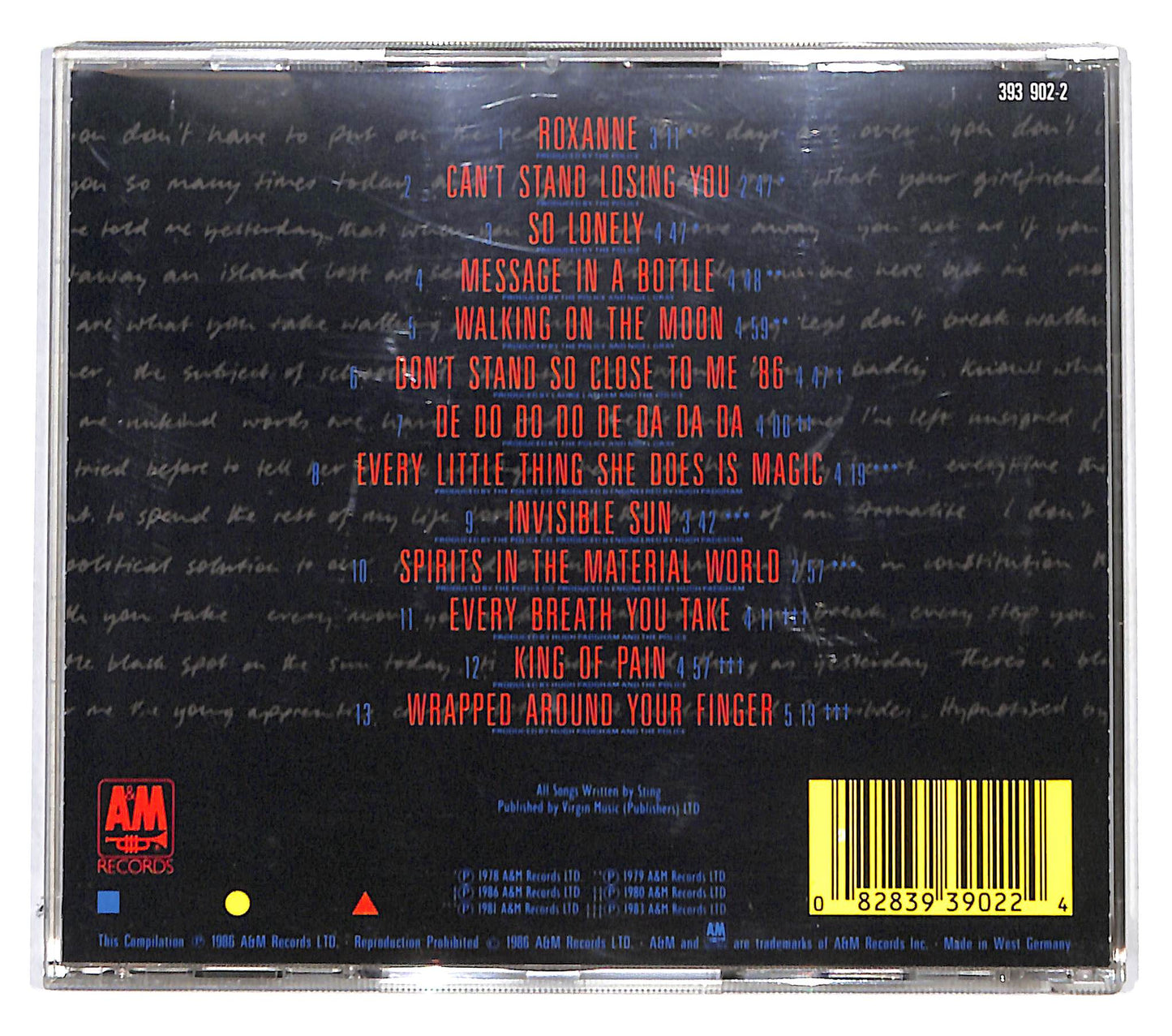 EBOND The Police - Every Breath You Take - The Singles CD CB037825