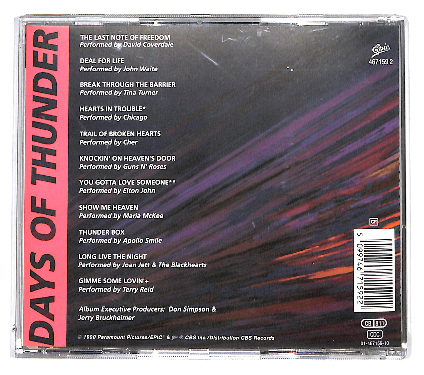 EBOND Various - Days Of Thunder CD CB037828