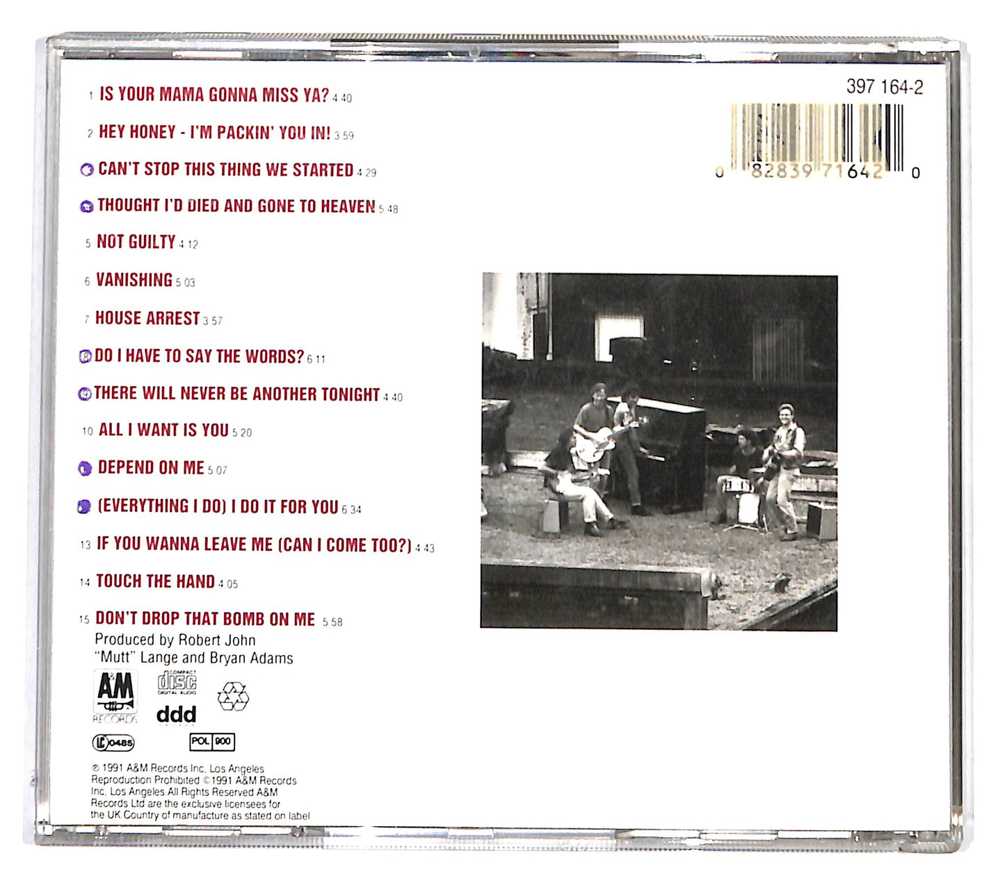 EBOND Bryan Adams - Waking Up The Neighbours CD CB037842
