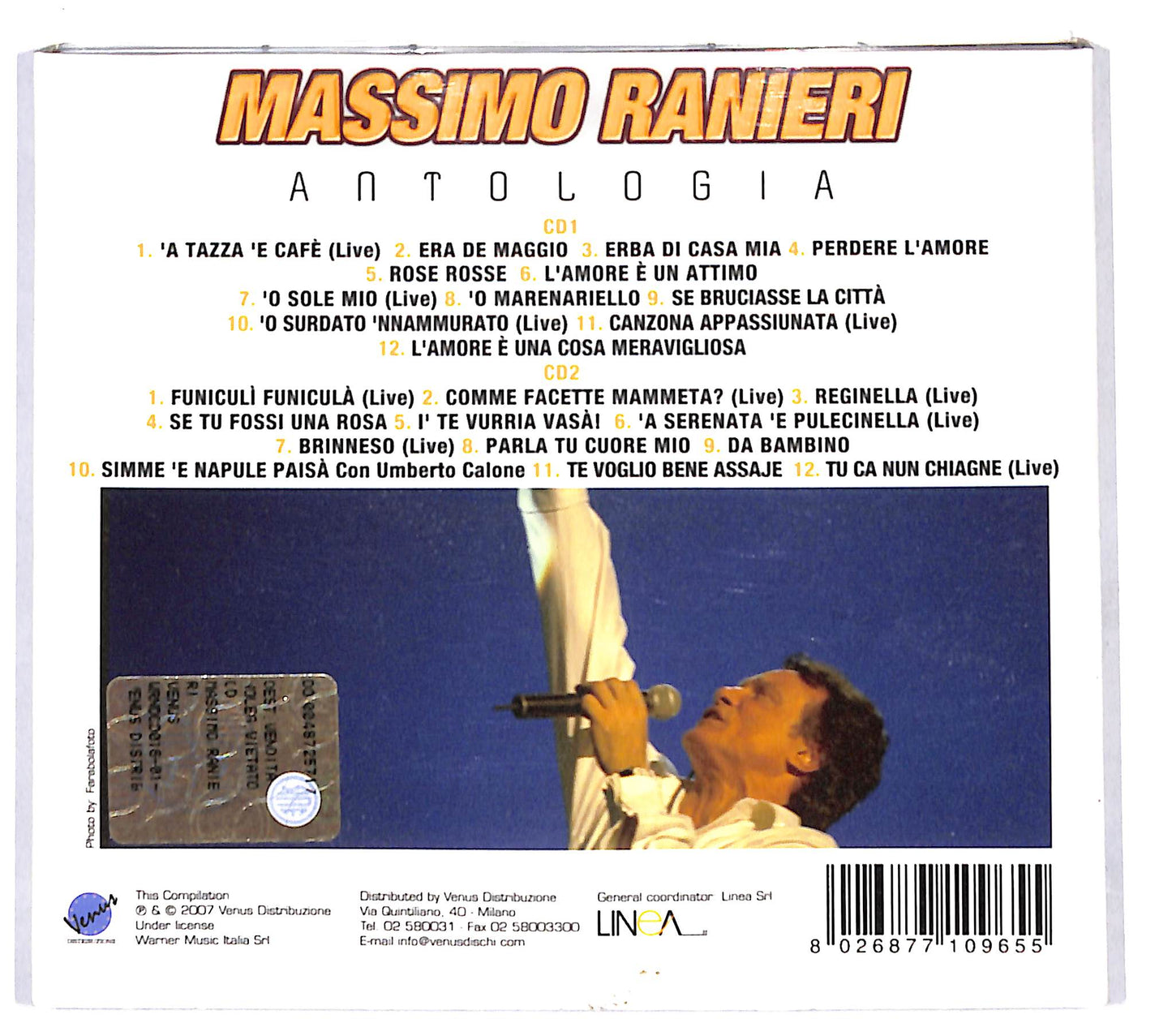 EBOND Massimo Ranieri - Antologia CD CB038404
