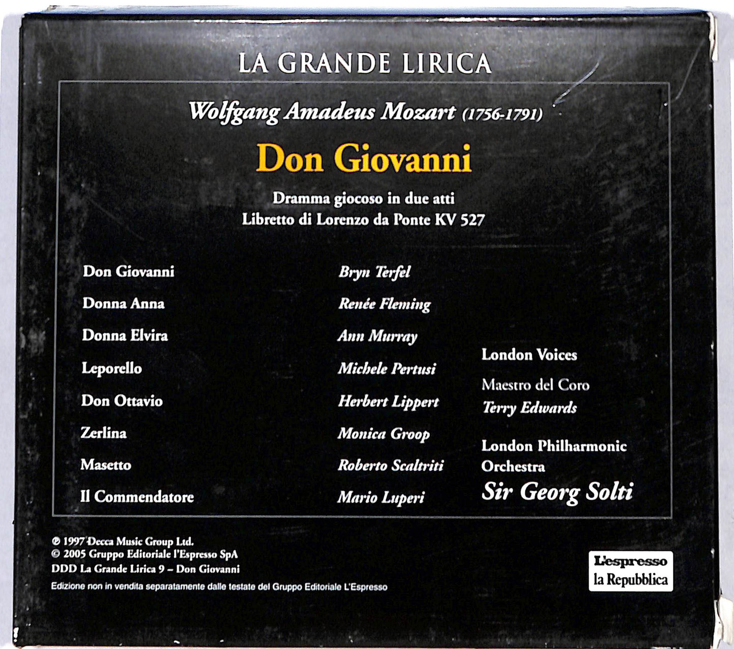 EBOND Wolfgang Amadeus Mozart - Don Giovanni EDITORIALE CD CB038422