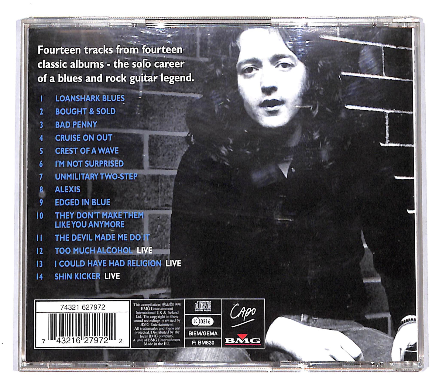 EBOND Rory Gallagher - Etched In Blue CD CB038434