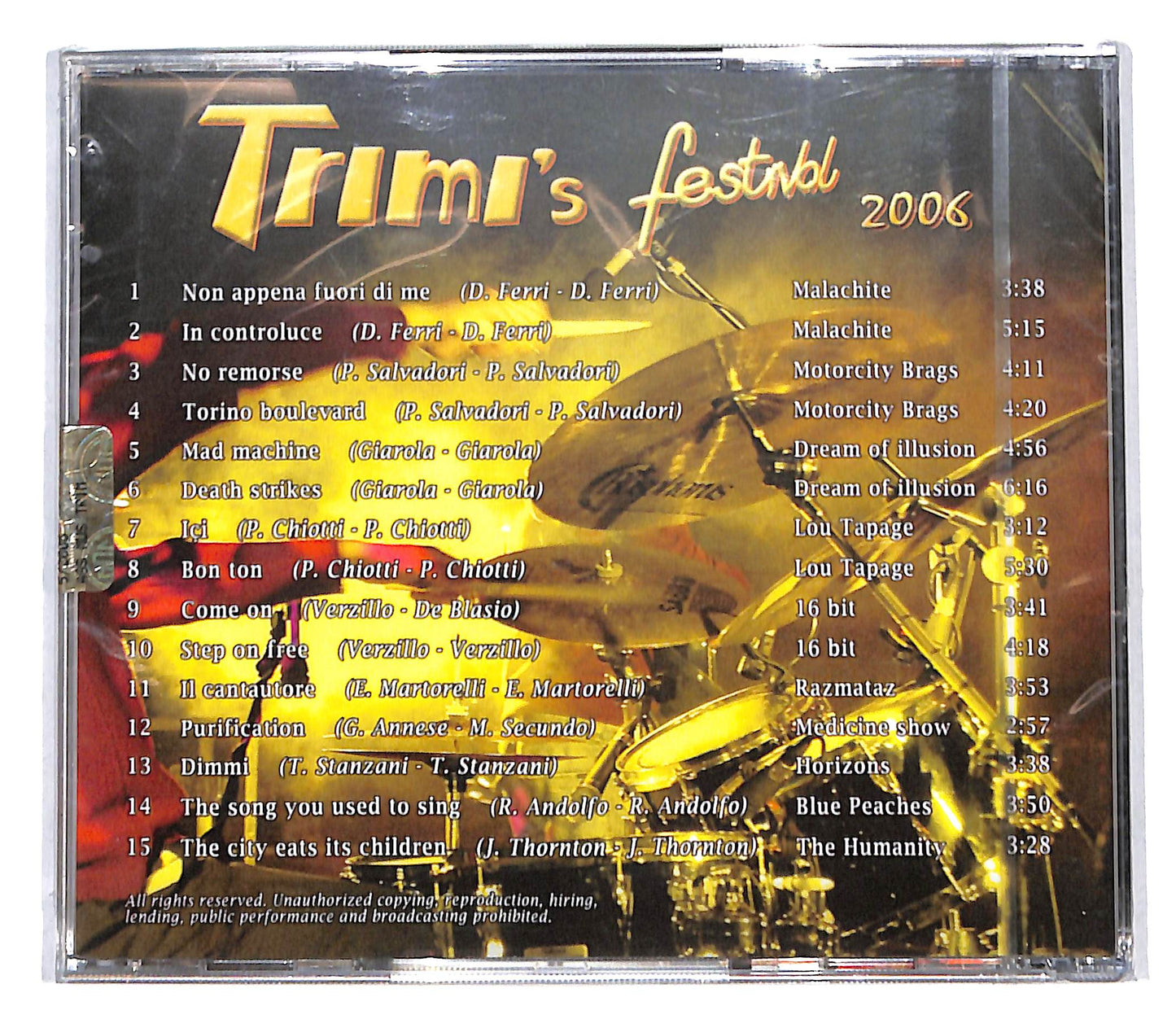 EBOND Various - Trimi's Festival 2006 Live CD CB039003