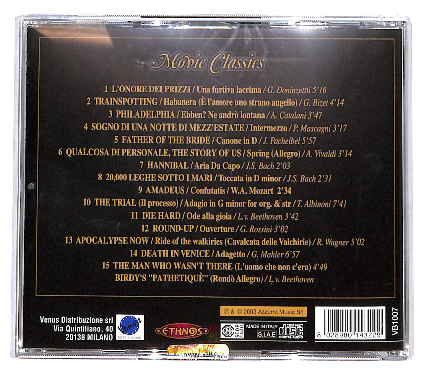 EBOND Various - Movie Classics CD CB039027