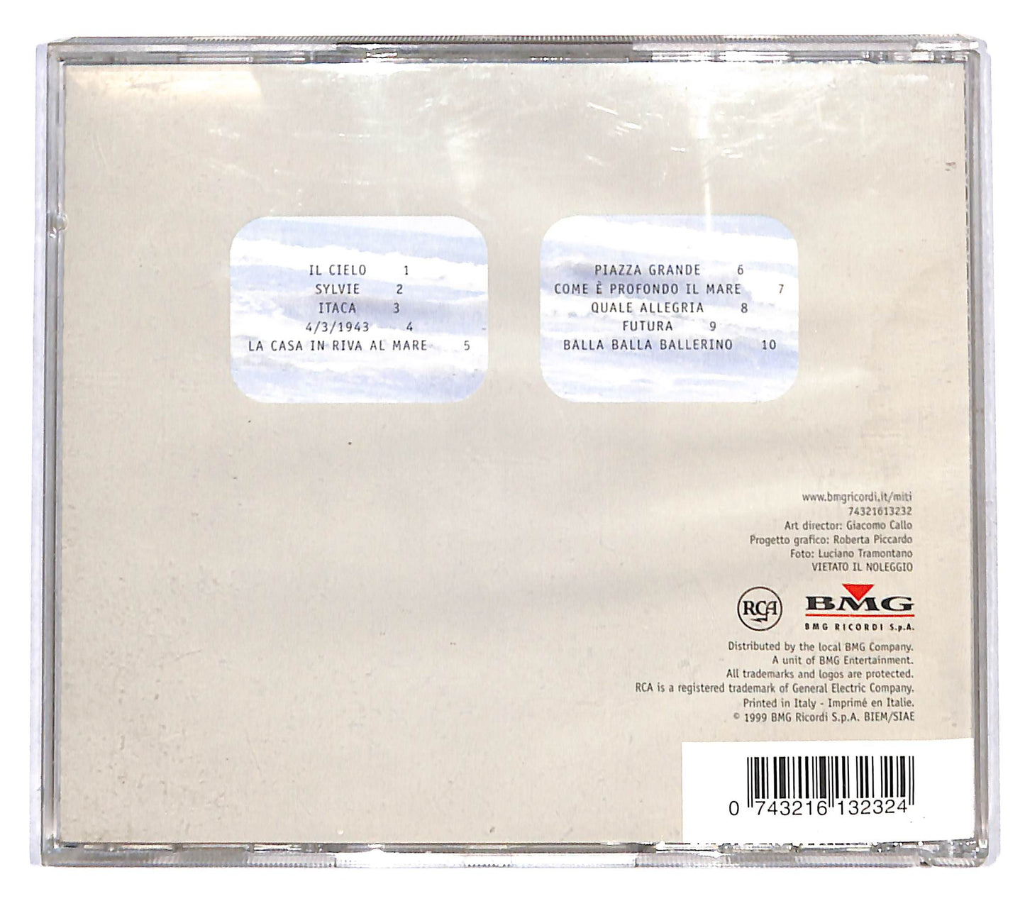 EBOND Lucio Dalla - Lucio Dalla CD CB039219