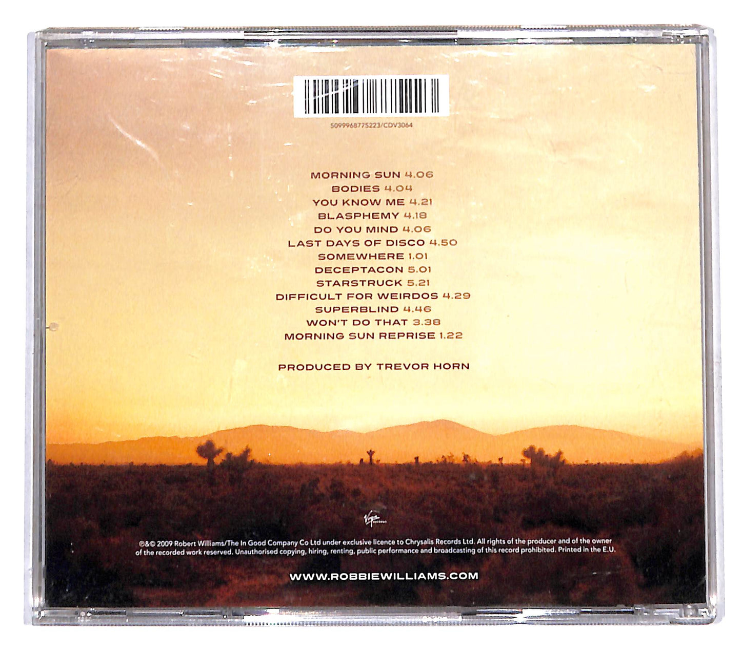 EBOND Robbie Williams - Reality Killed The Video Star CD CB039237