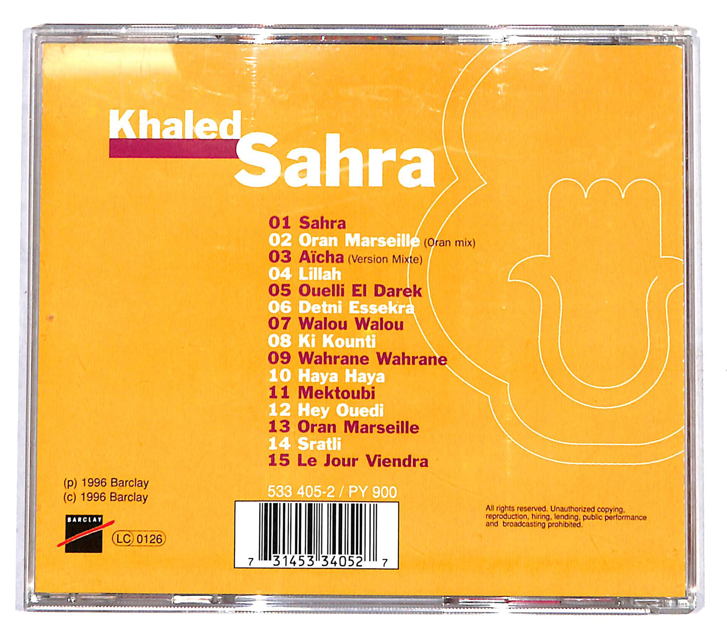 EBOND Khaled - Sahra CD CB039245
